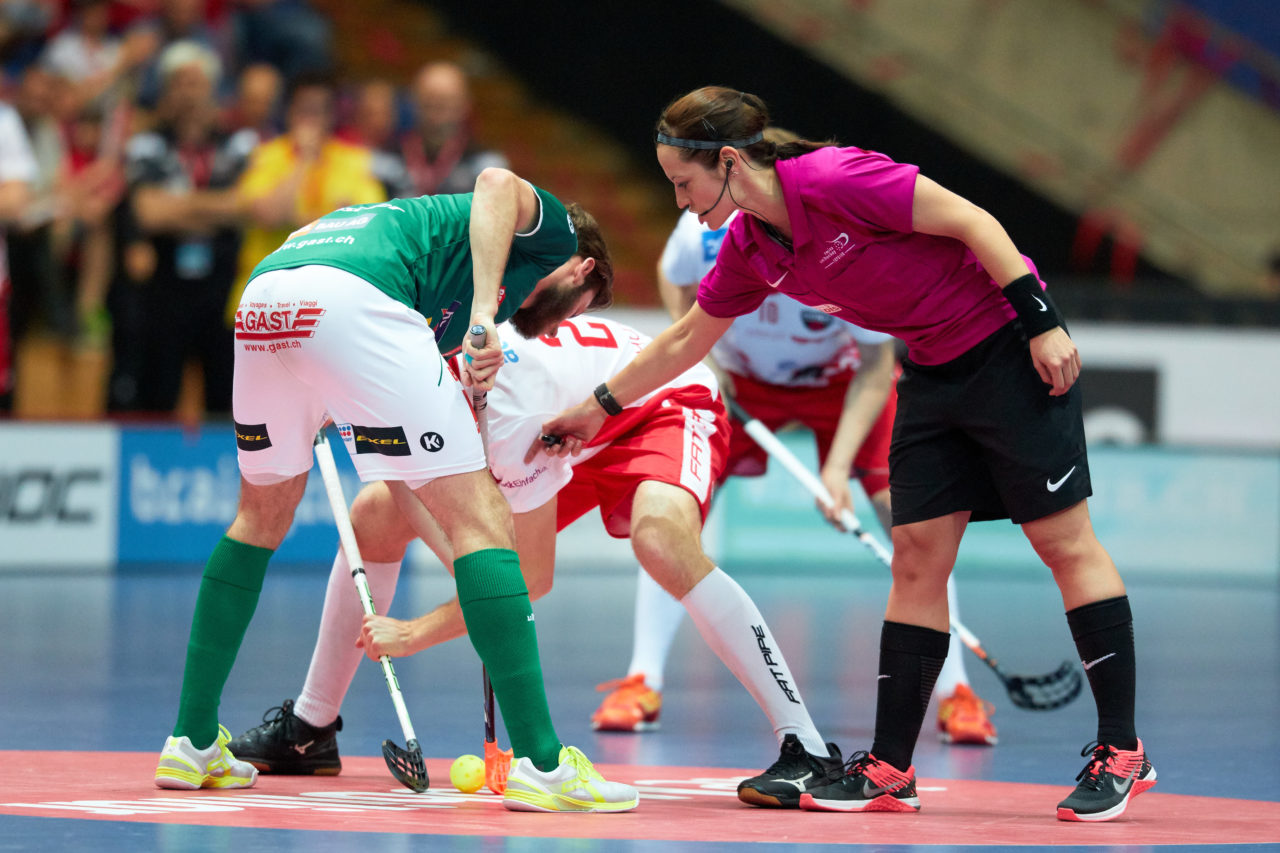 Herren NLA Superfinal 2017/18 
SV Wiler-Ersigen - Floorball Köniz 
Am 22. April 2018 in der SWISS  Arena in Kloten 
Foto: Michael Peter unihockey-fotos.ch