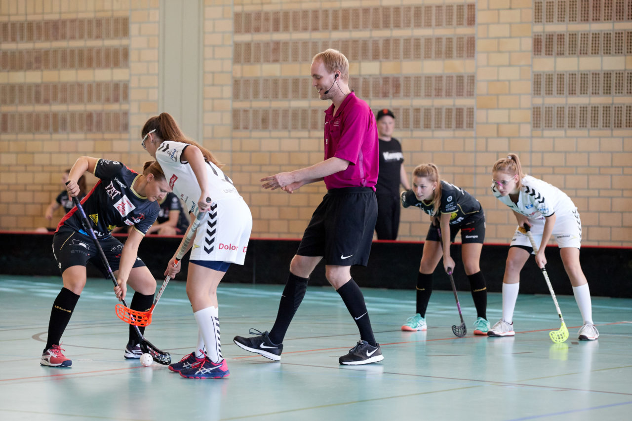 Zug United Damen NLA 
Zug United - Red Ants Rychenberg  Winterthur 
Resultat 3 : 1 am 6.  Oktober 2018 in der Sporthalle  Waldegg in Rotkreuz 
Bild: Michael Peter