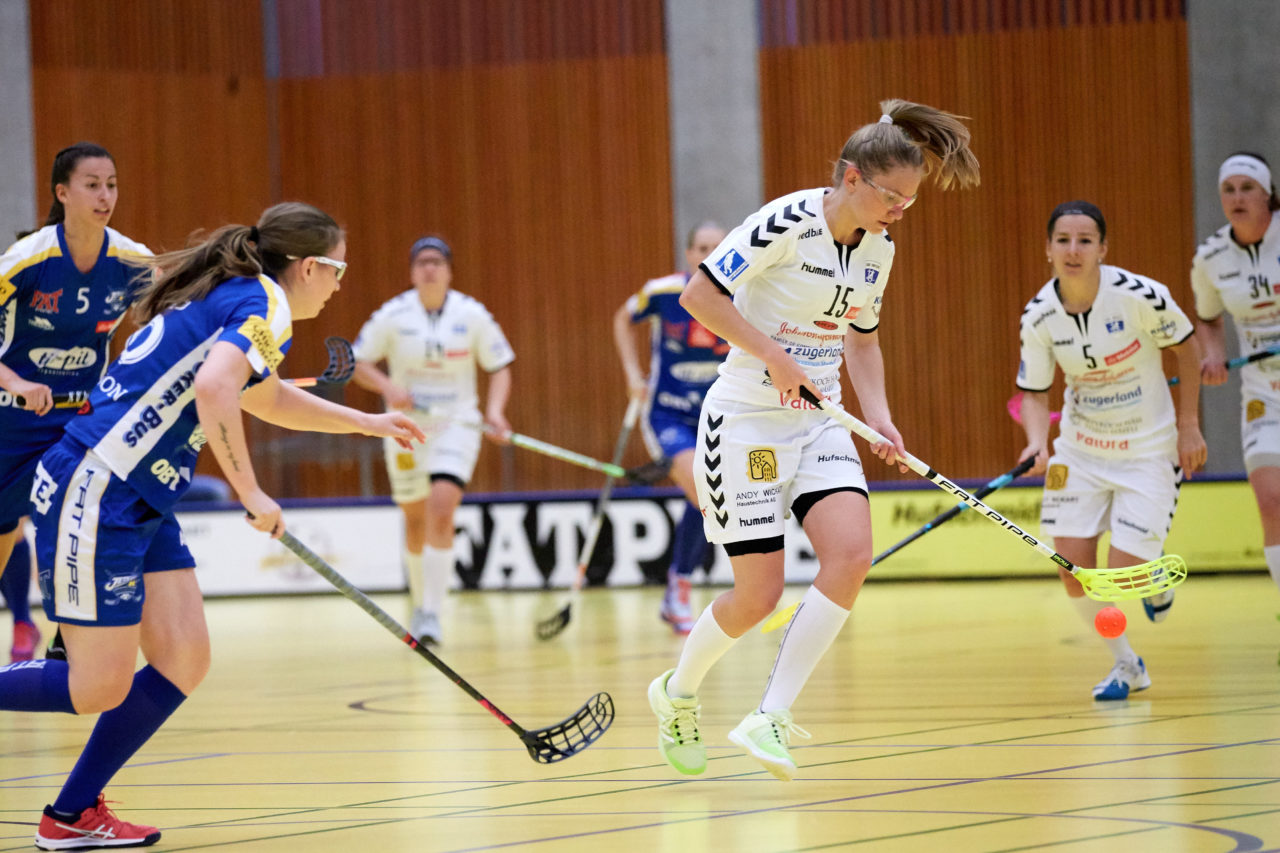 Zug United Damen NLA Zug United - Kloten-Dietlikon Jets Resultat 1 : 6 am 14. Oktober 2018 in der Sporthalle Zug Bild: Michael Peter