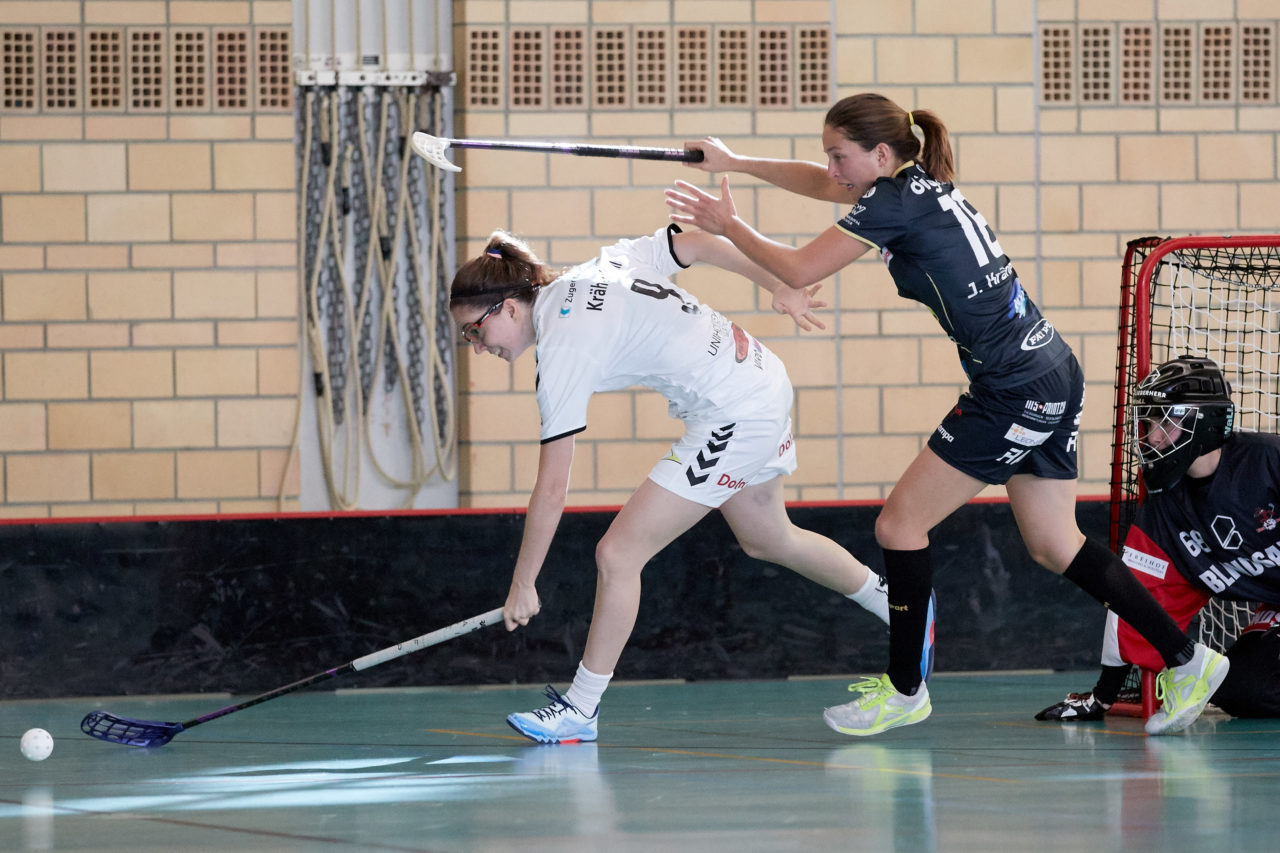 Zug United Damen NLA 
Zug United - Red Ants Rychenberg  Winterthur 
Resultat 3 : 1 am 6.  Oktober 2018 in der Sporthalle  Waldegg in Rotkreuz 
Bild: Michael Peter