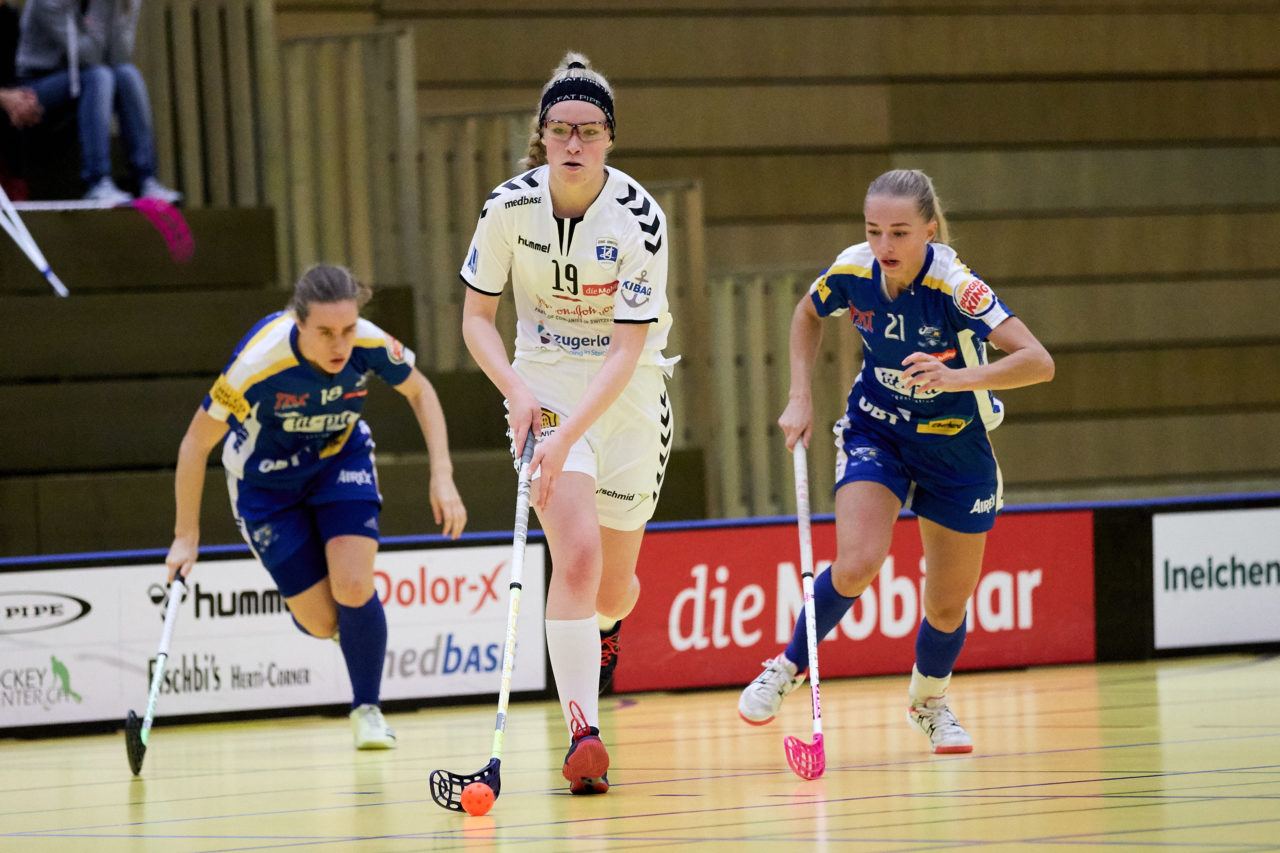 Zug United Damen NLA Zug United - Kloten-Dietlikon Jets Resultat 1 : 6 am 14. Oktober 2018 in der Sporthalle Zug Bild: Michael Peter