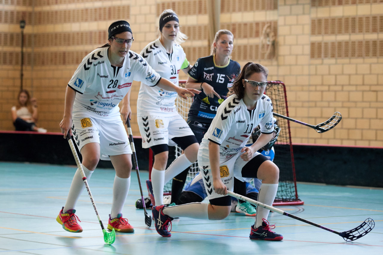 Zug United Damen NLA 
Zug United - Red Ants Rychenberg  Winterthur 
Resultat 3 : 1 am 6.  Oktober 2018 in der Sporthalle  Waldegg in Rotkreuz 
Bild: Michael Peter