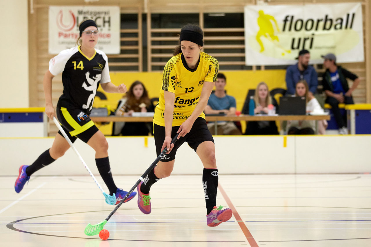 Damen NLB 
Floorball Uri - Unihockey Appenzell  
Resultat 5 : 2 am 6.  Oktober 2018 in der Sporthalle  Hagen in Altdorf 
Bild: Michael Peter