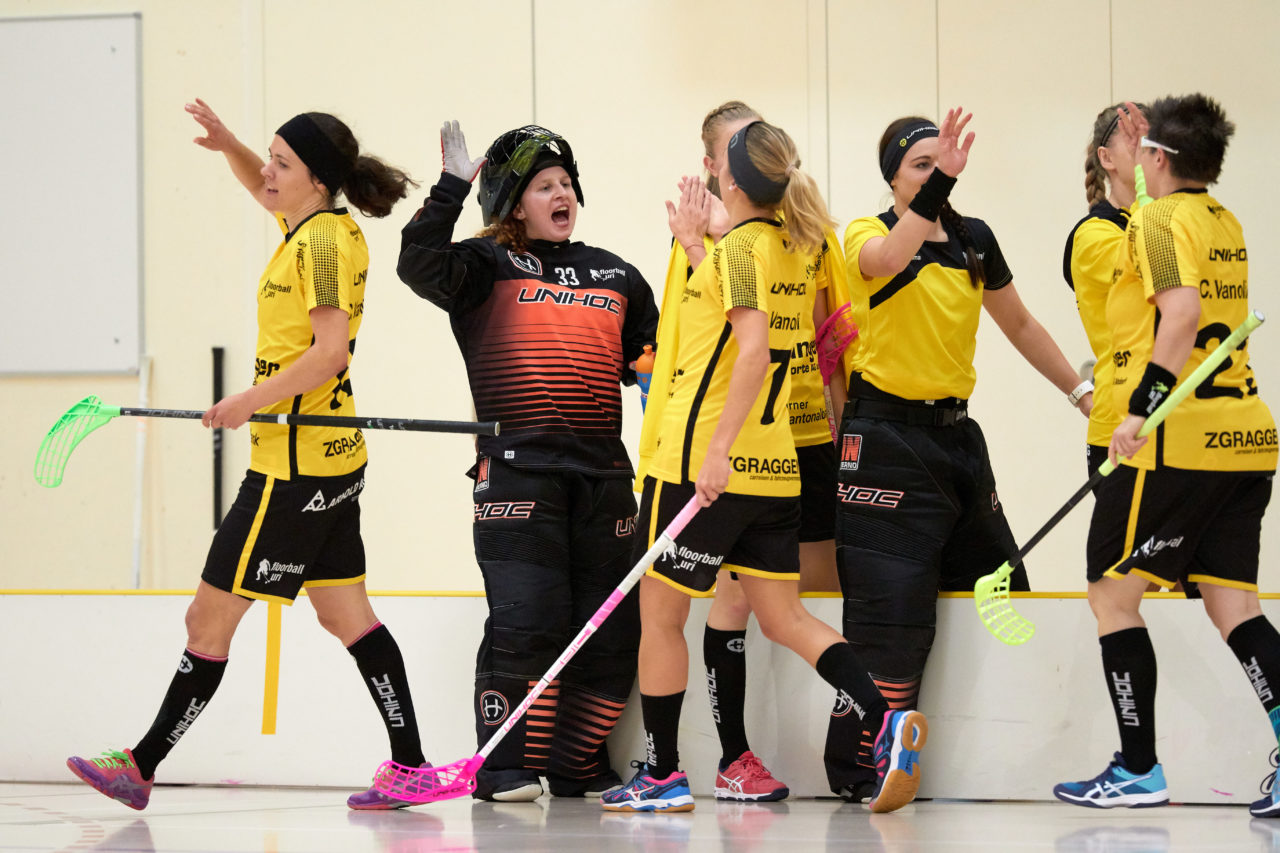 Damen NLB 
Floorball Uri - Unihockey Appenzell  
Resultat 5 : 2 am 6.  Oktober 2018 in der Sporthalle  Hagen in Altdorf 
Bild: Michael Peter