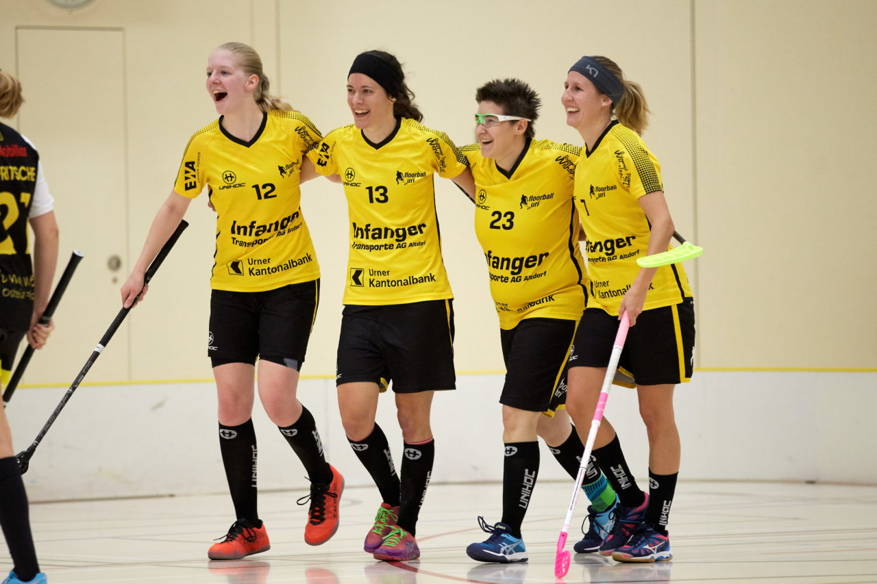 Damen NLB 
Floorball Uri - Unihockey Appenzell  
Resultat 5 : 2 am 6.  Oktober 2018 in der Sporthalle  Hagen in Altdorf 
Bild: Michael Peter