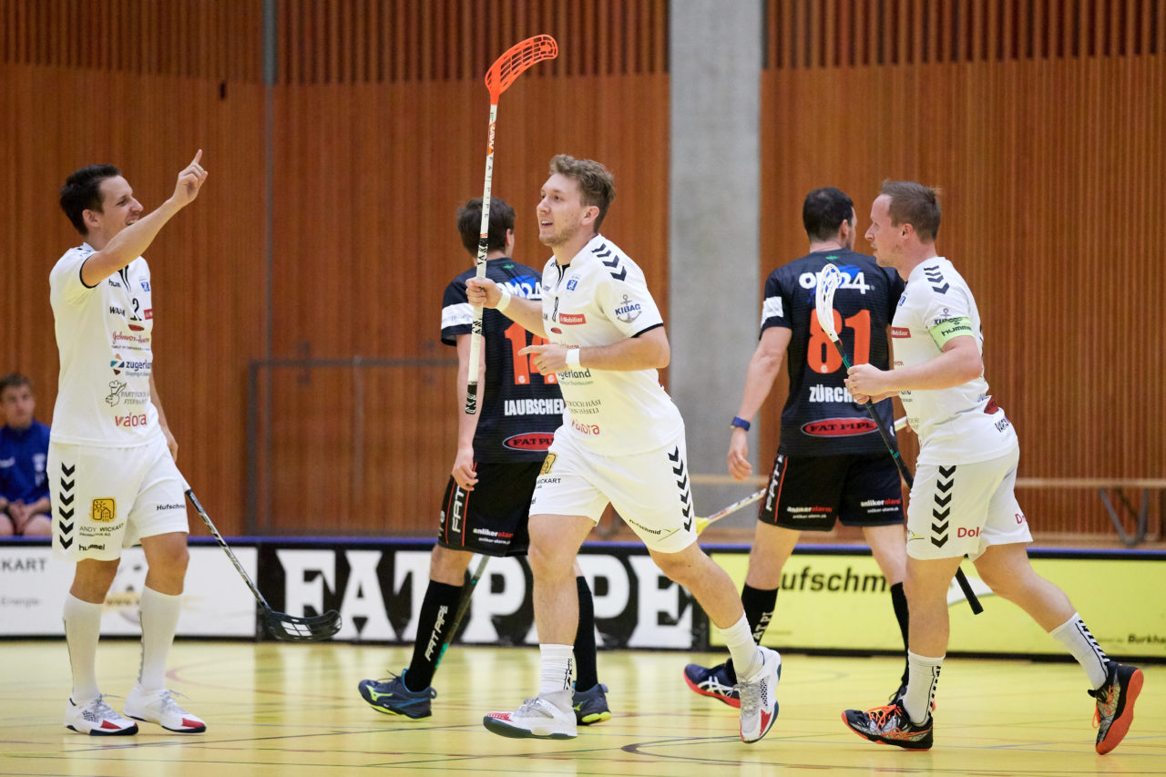 Zug United Herren NLA 
Zug United - Grasshopper Club Zürich 
Resultat 5 : 6 am 10. Oktober  2018 in der Sporthalle in Zug 
Bild: Michael Peter