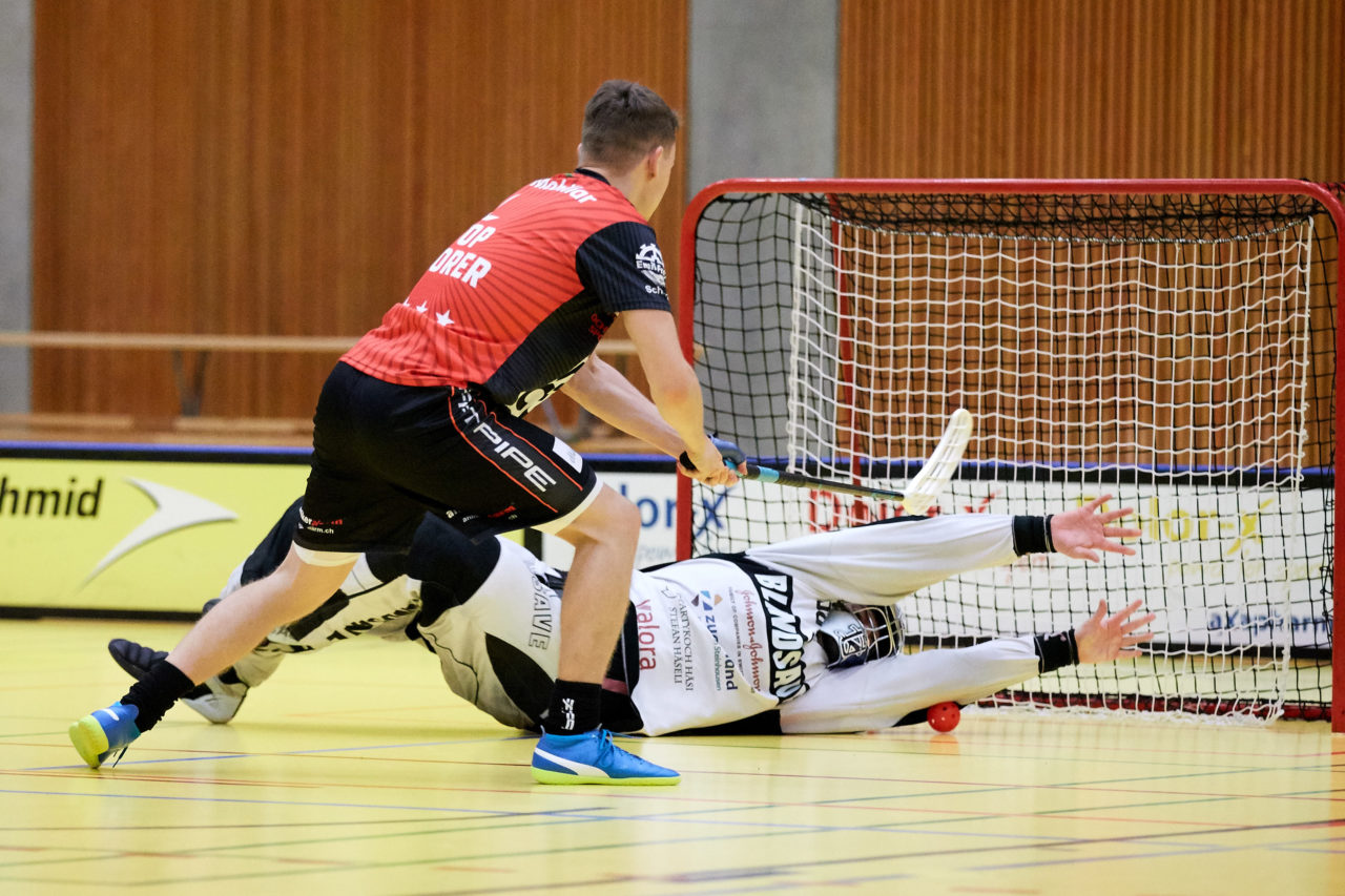 Zug United Herren NLA 
Zug United - Grasshopper Club Zürich 
Resultat 5 : 6 am 10. Oktober  2018 in der Sporthalle in Zug 
Bild: Michael Peter