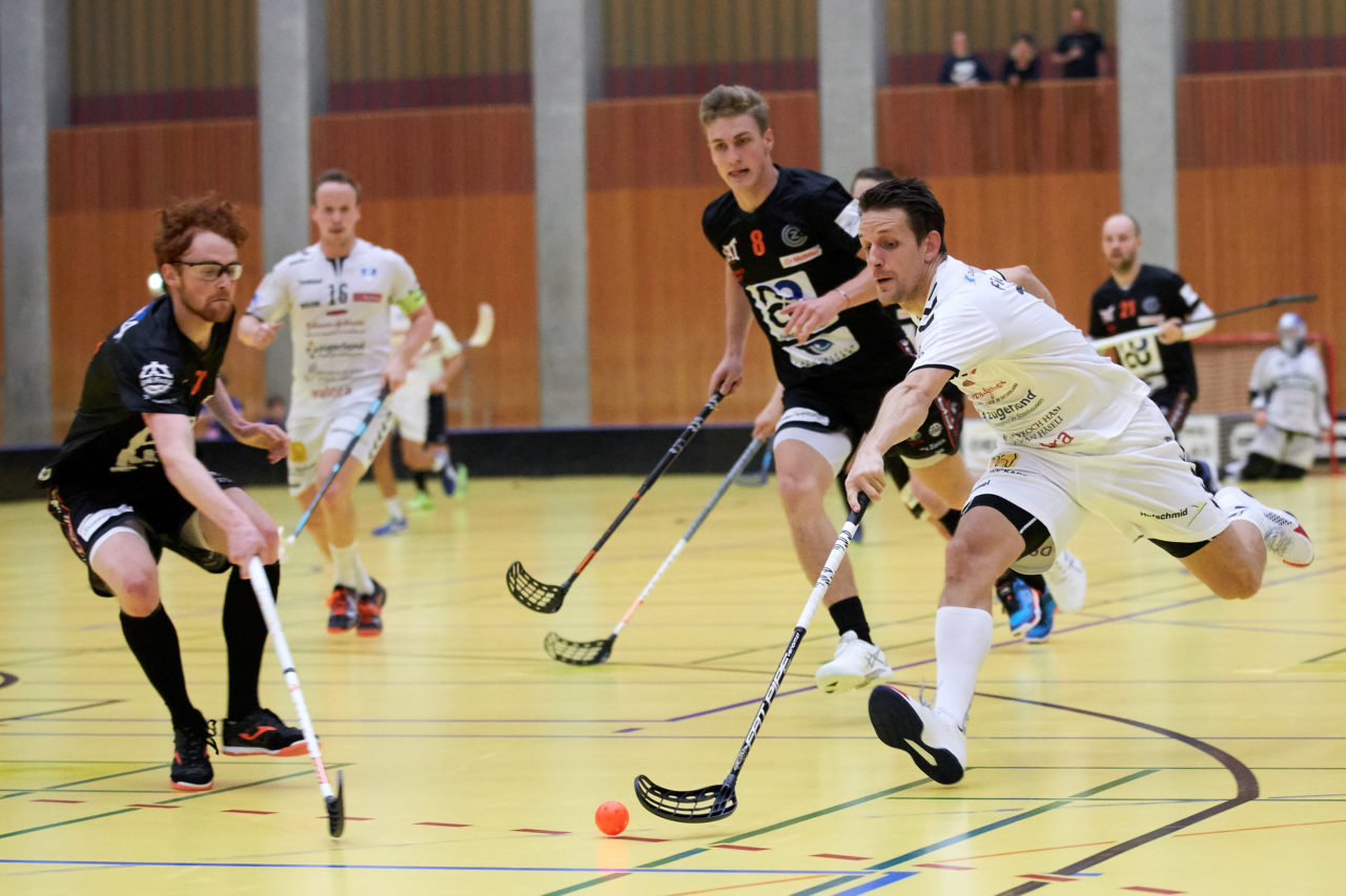 Zug United Herren NLA 
Zug United - Grasshopper Club Zürich 
Resultat 5 : 6 am 10. Oktober  2018 in der Sporthalle in Zug 
Bild: Michael Peter