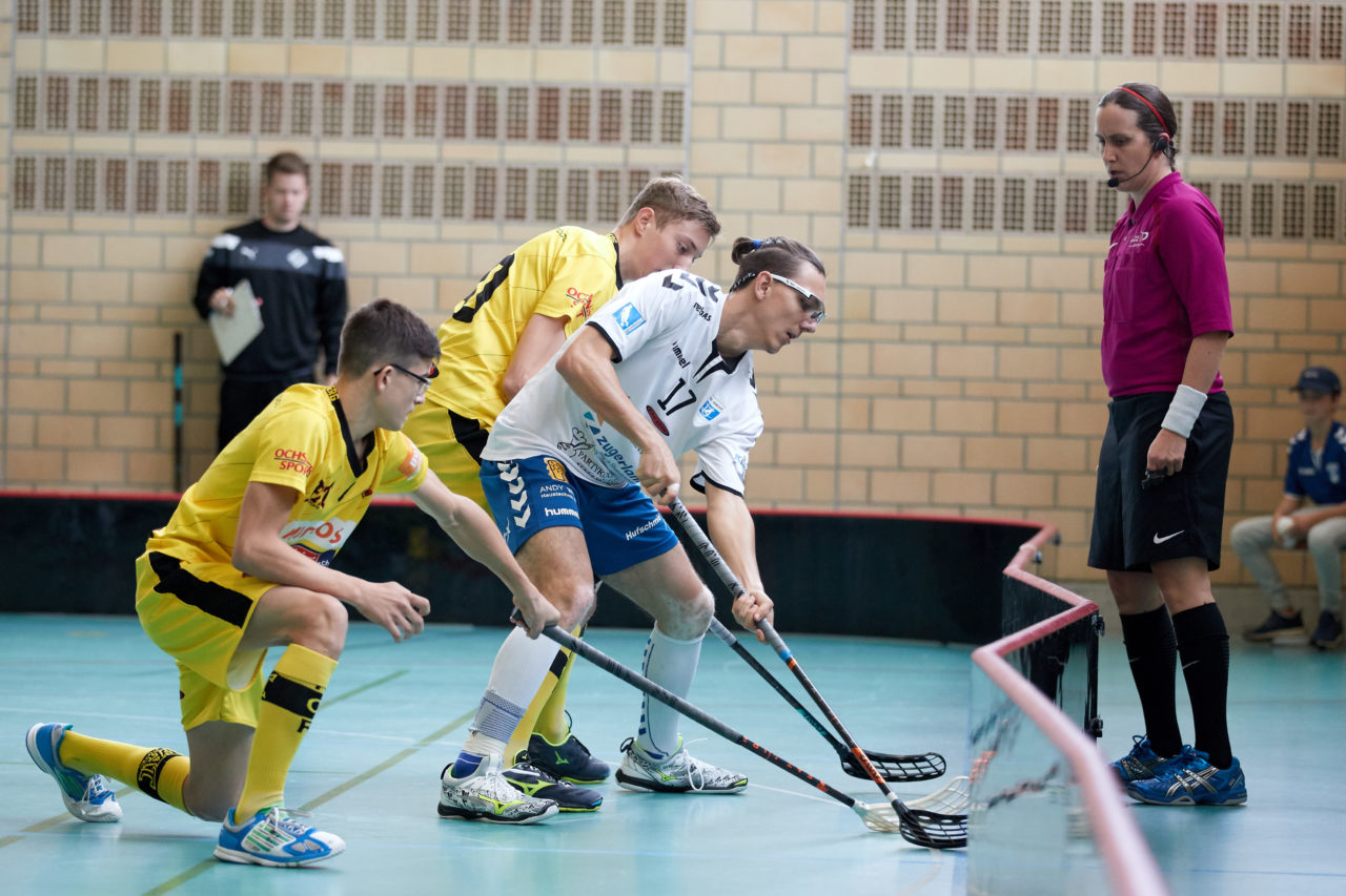 Zug United Junioren U18A 
Zug United - HC Rychenberg Winterthur 
Resultat 3 : 7 am 6.  Oktober 2018 in der Sporthalle  Waldegg in Rotkreuz 
Bild: Michael Peter