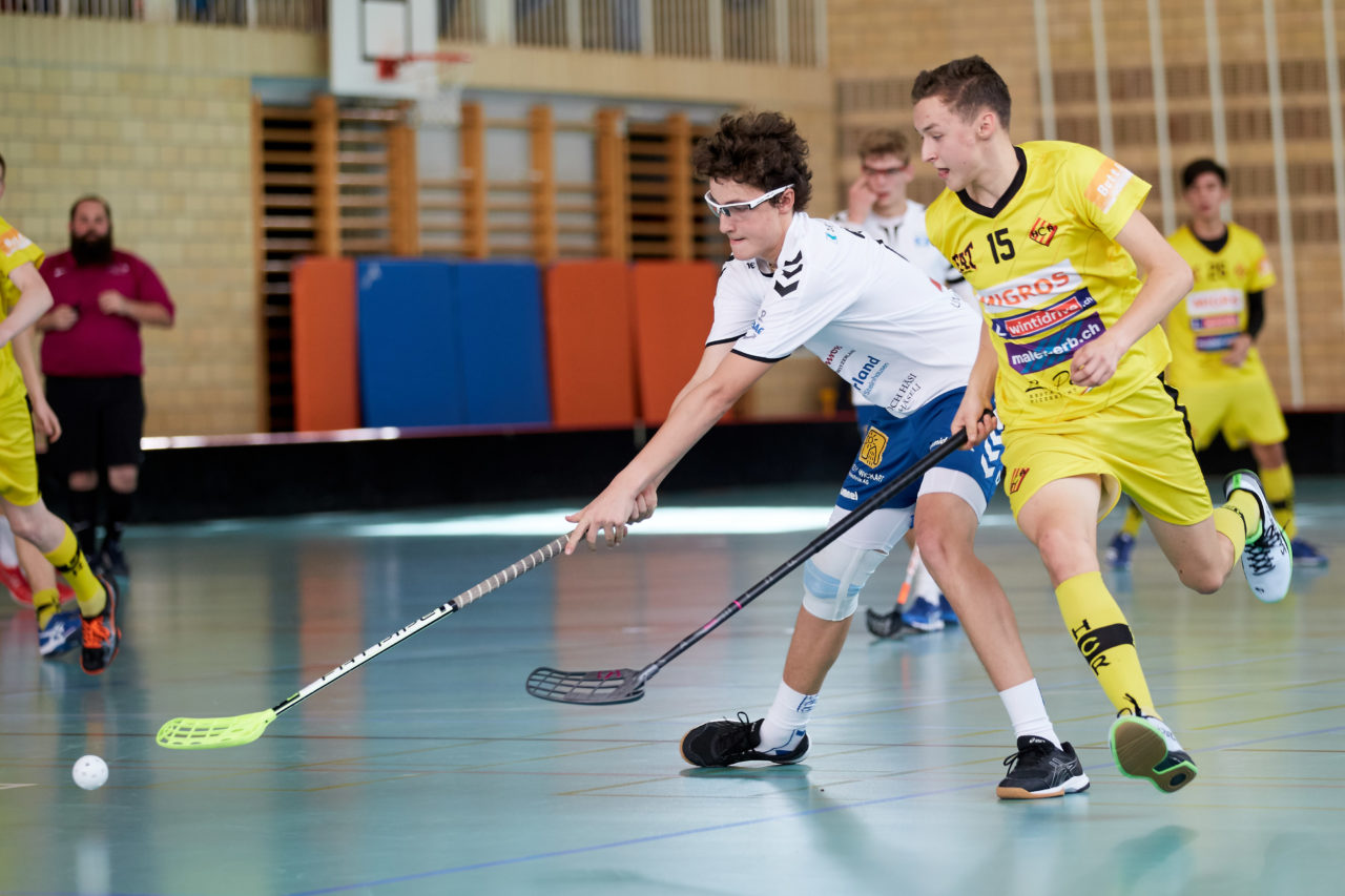 Zug United Junioren U18A 
Zug United - HC Rychenberg Winterthur 
Resultat 3 : 7 am 6.  Oktober 2018 in der Sporthalle  Waldegg in Rotkreuz 
Bild: Michael Peter