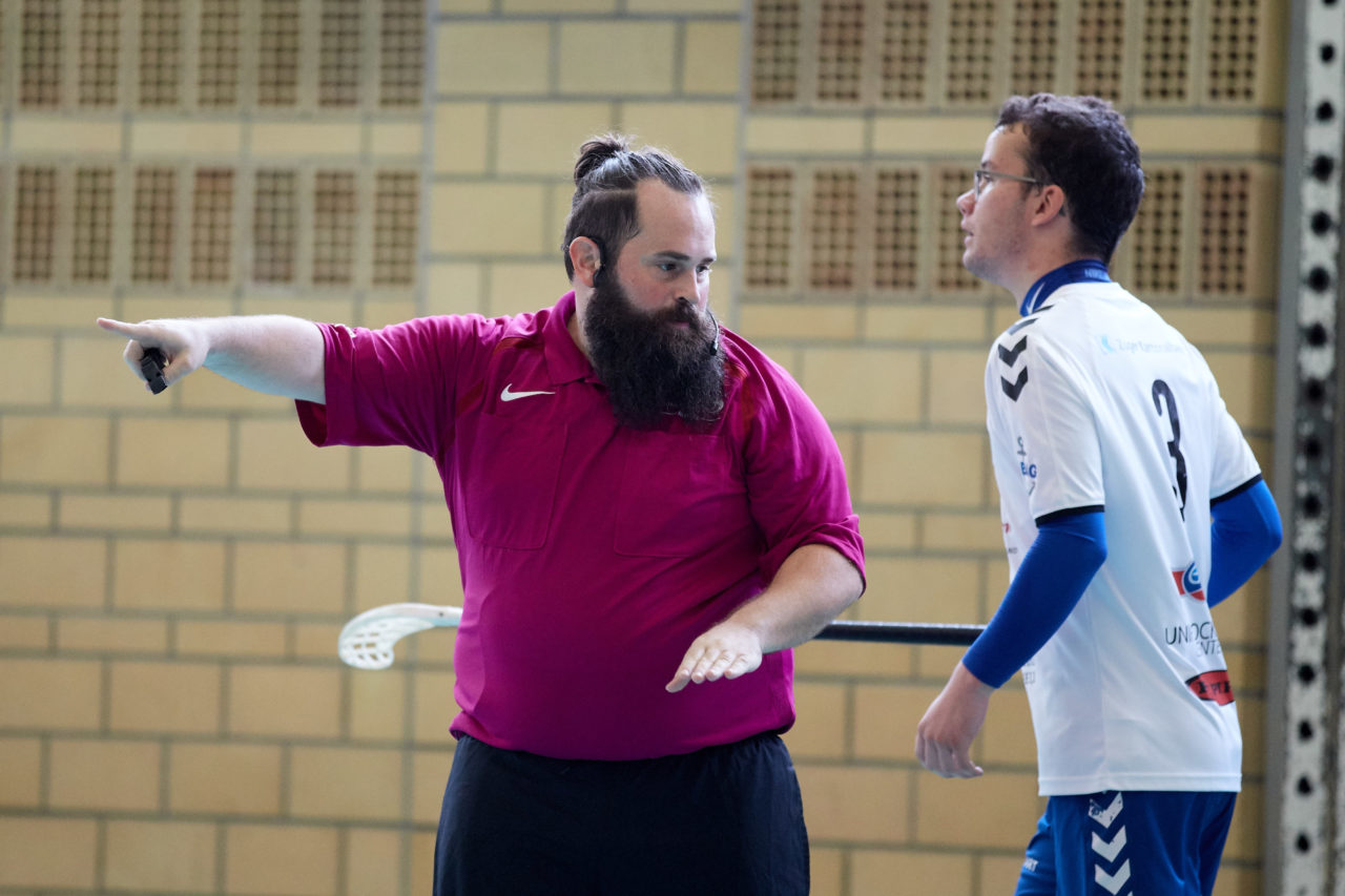 Zug United Junioren U18A 
Zug United - HC Rychenberg Winterthur 
Resultat 3 : 7 am 6.  Oktober 2018 in der Sporthalle  Waldegg in Rotkreuz 
Bild: Michael Peter