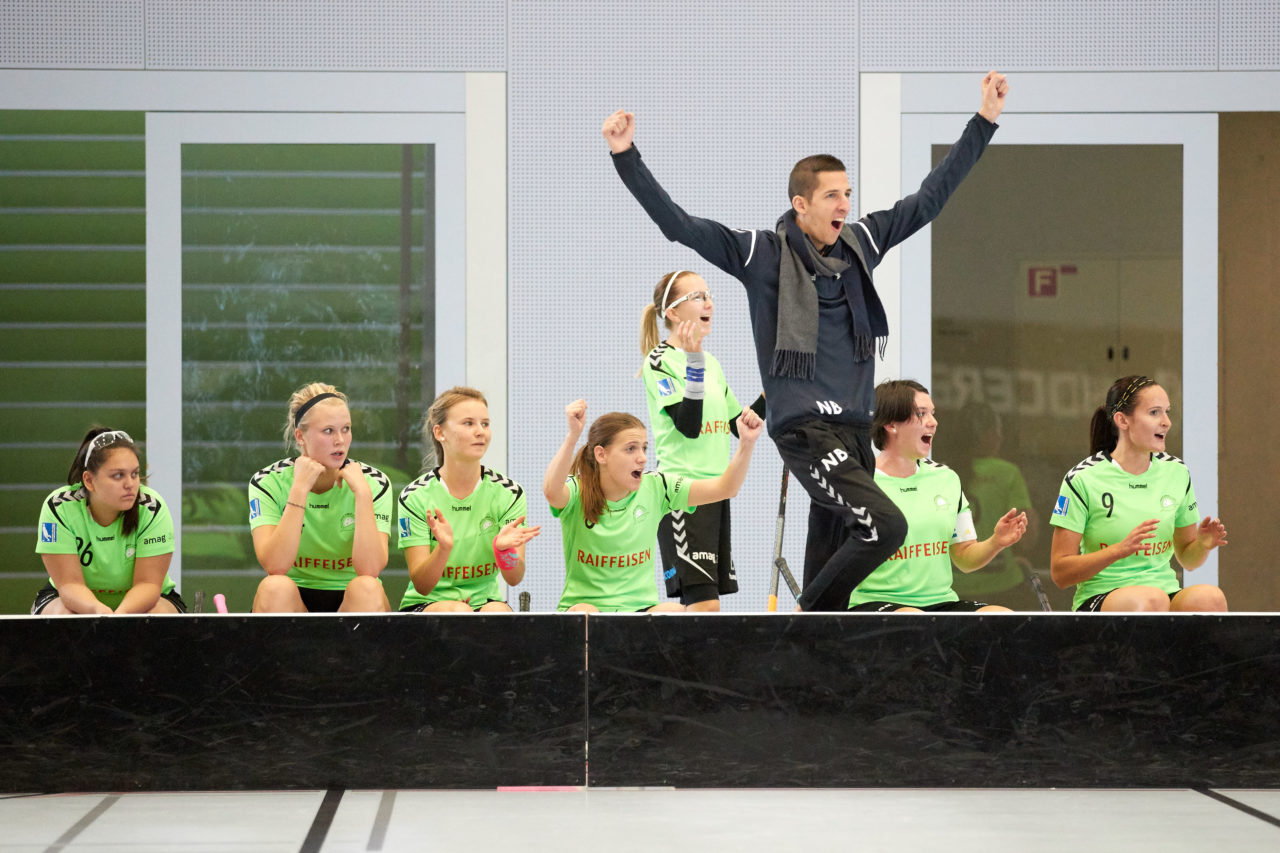 Damen 2. Liga Gruppe 3  
Kadetten UH Schaffhausen - Zuger Highlands  
Resultat 0 : 1 am 21. Oktober 2018 in der Sporthalle Neuheim in Eschenbach 
Bild: Michael Peter