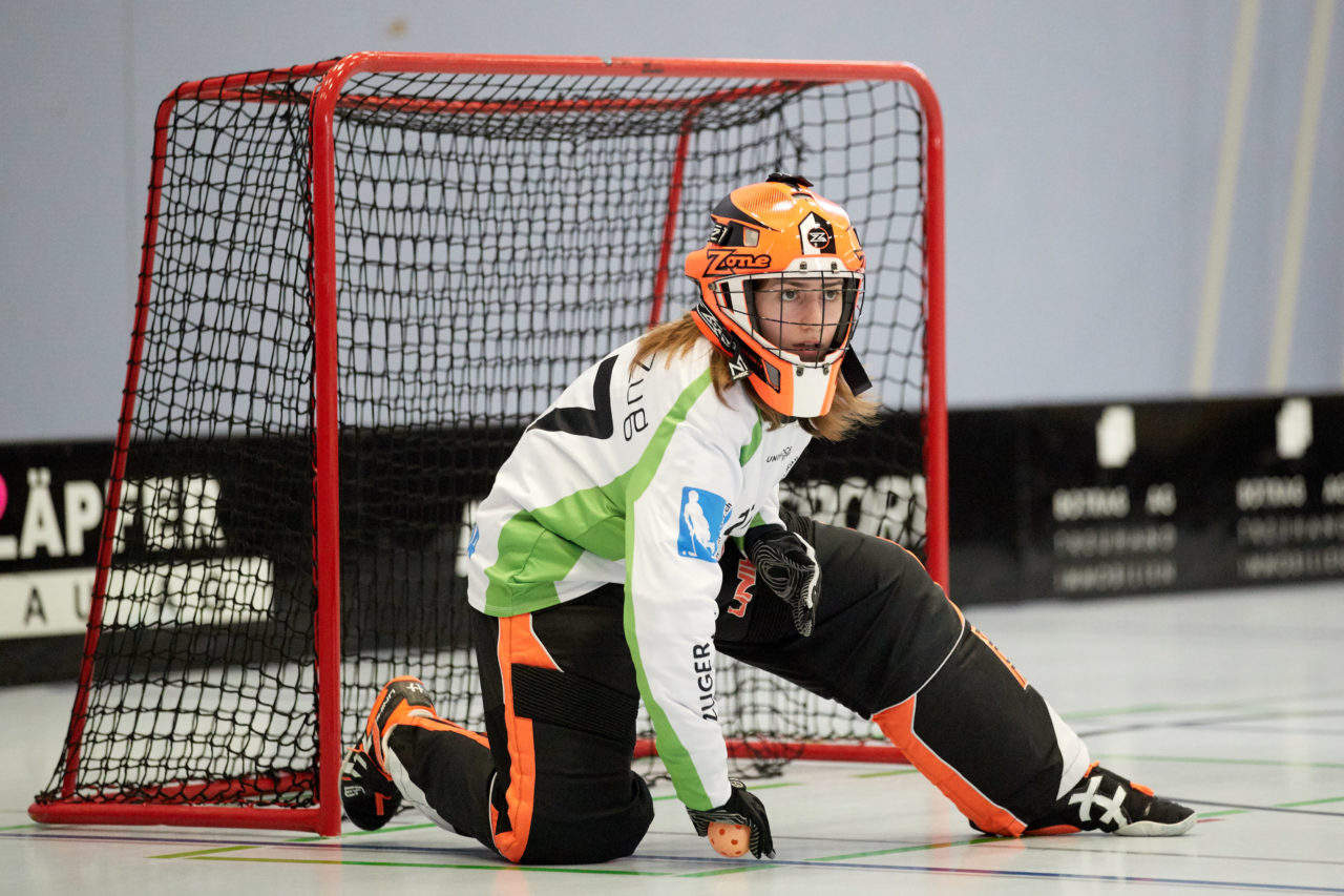 Damen 2. Liga Gruppe 3  
Kadetten UH Schaffhausen - Zuger Highlands  
Resultat 0 : 1 am 21. Oktober 2018 in der Sporthalle Neuheim in Eschenbach 
Bild: Michael Peter