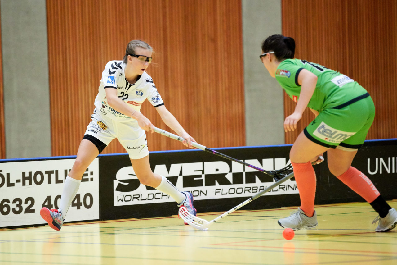 Zug United Damen NLA 
Zug United - Unihockey Berner Oberland 
Resultat 4 : 6 am 25. November 2018 in der Sporthalle Zug 
Bild: Michael Peter