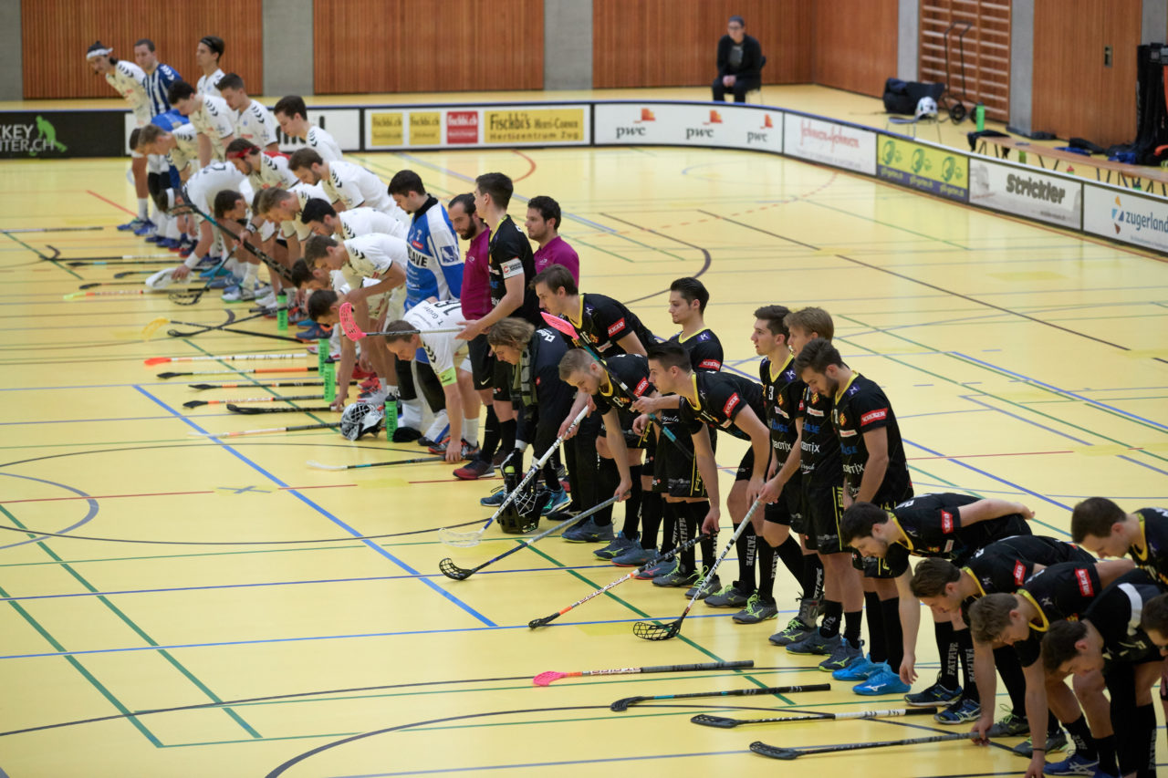 Zug United Herren NLA
Zug United - HC Rychenberg Winterthur 
Resultat 10 : 7 am 10. November 2018 in der Sporthalle in Zug 
Bild: Michael Peter
