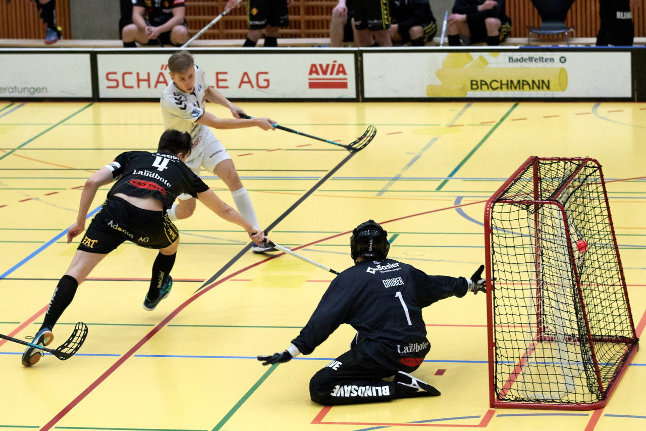 Zug United Herren NLA
Zug United - HC Rychenberg Winterthur 
Resultat 10 : 7 am 10. November 2018 in der Sporthalle in Zug 
Bild: Michael Peter