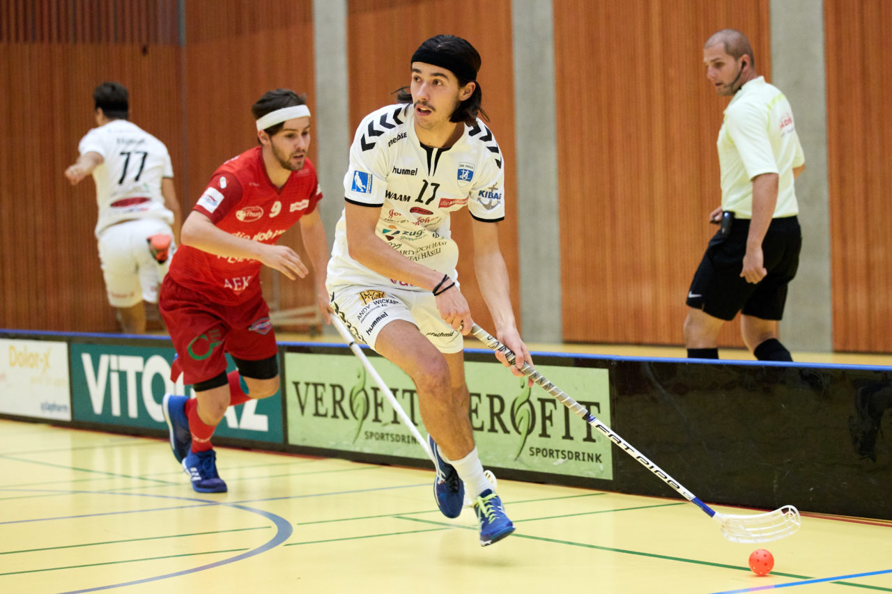 Zug United Herren NLA
Zug United - UHC Thun 
Resultat 12 : 9 am 4. November 2018 in der Sporthalle in Zug 
Bild: Michael Peter
