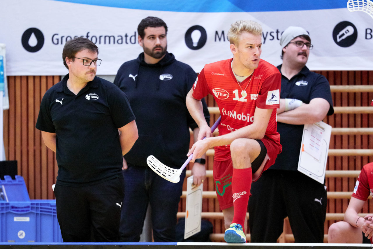 Zug United Herren NLA
Zug United - UHC Thun 
Resultat 12 : 9 am 4. November 2018 in der Sporthalle in Zug 
Bild: Michael Peter