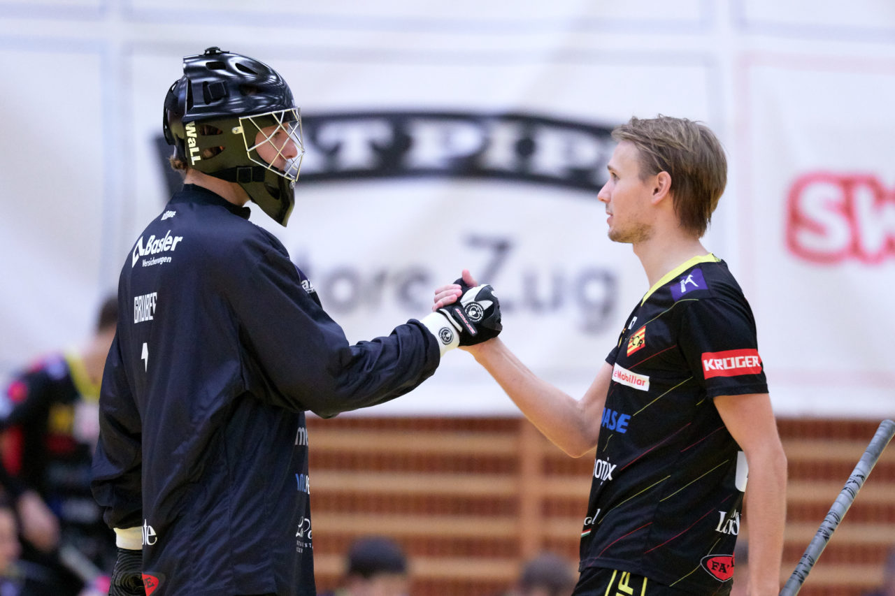 Zug United Herren NLA
Zug United - HC Rychenberg Winterthur 
Resultat 10 : 7 am 10. November 2018 in der Sporthalle in Zug 
Bild: Michael Peter