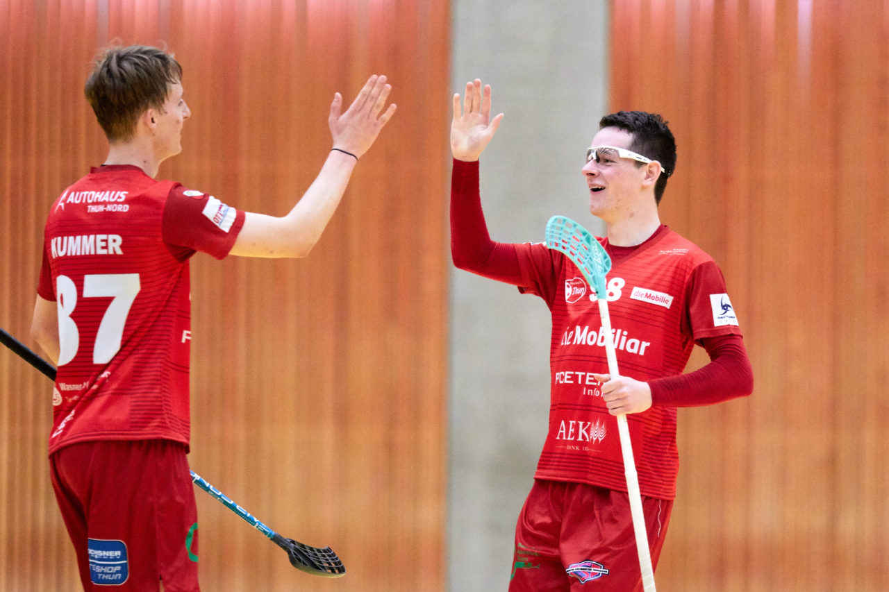 Zug United Herren NLA
Zug United - UHC Thun 
Resultat 12 : 9 am 4. November 2018 in der Sporthalle in Zug 
Bild: Michael Peter
