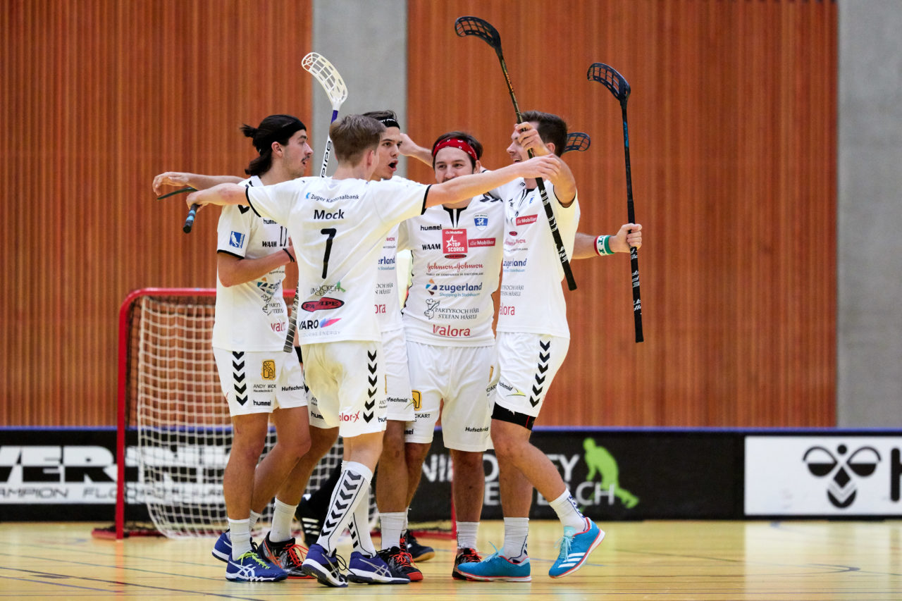 Zug United Herren NLA
Zug United - UHC Thun 
Resultat 12 : 9 am 4. November 2018 in der Sporthalle in Zug 
Bild: Michael Peter