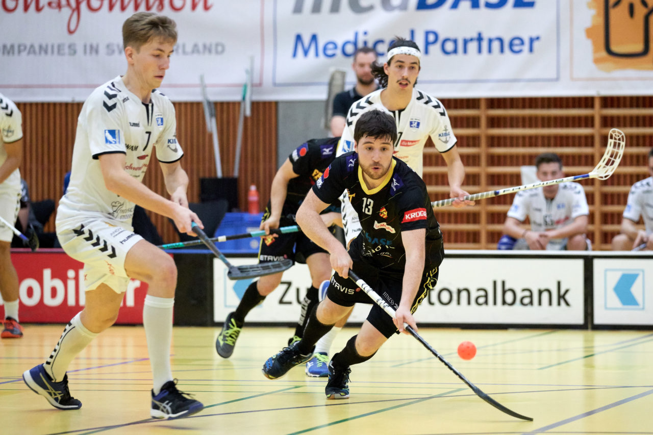Zug United Herren NLA
Zug United - HC Rychenberg Winterthur 
Resultat 10 : 7 am 10. November 2018 in der Sporthalle in Zug 
Bild: Michael Peter