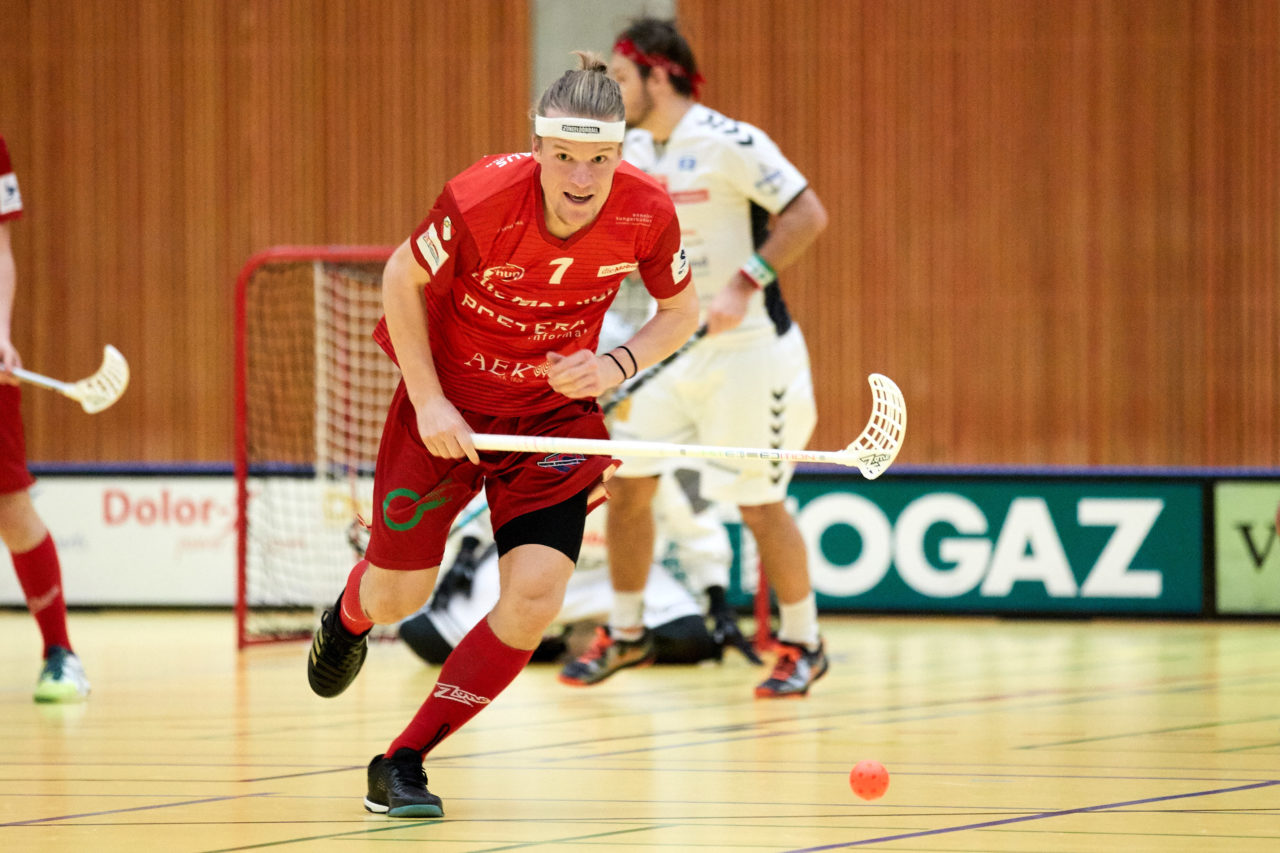 Zug United Herren NLA
Zug United - UHC Thun 
Resultat 12 : 9 am 4. November 2018 in der Sporthalle in Zug 
Bild: Michael Peter