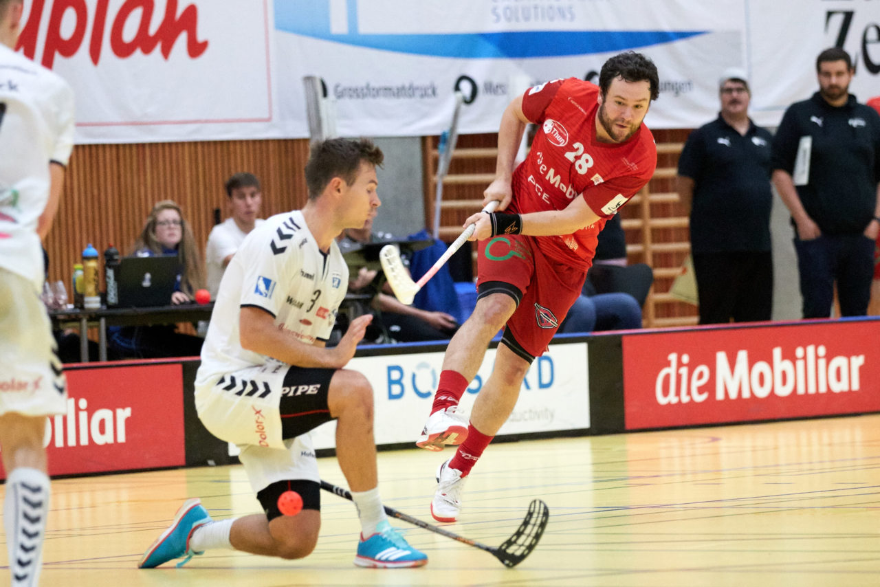 Zug United Herren NLA
Zug United - UHC Thun 
Resultat 12 : 9 am 4. November 2018 in der Sporthalle in Zug 
Bild: Michael Peter