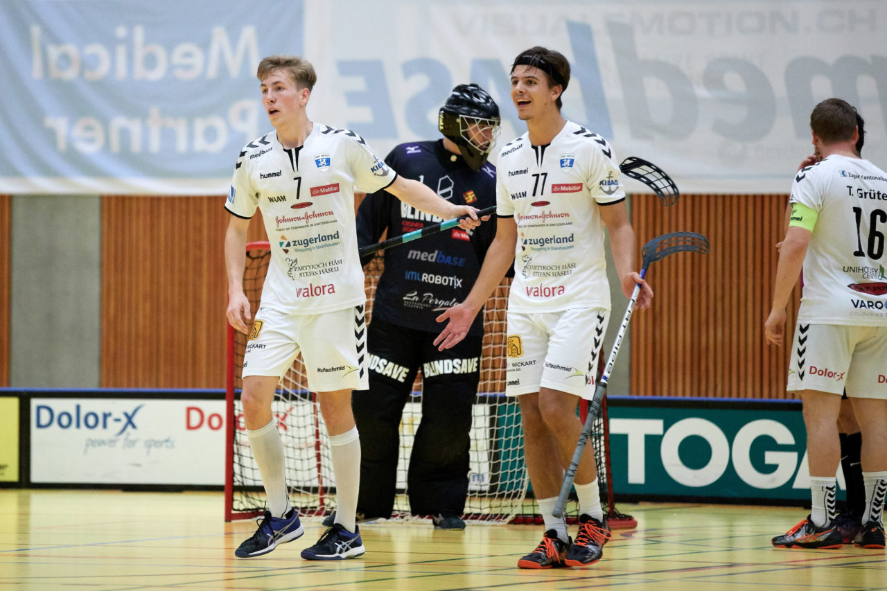 Zug United Herren NLA
Zug United - HC Rychenberg Winterthur 
Resultat 10 : 7 am 10. November 2018 in der Sporthalle in Zug 
Bild: Michael Peter
