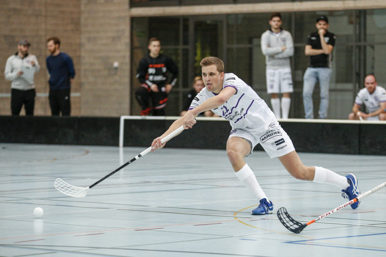 Unihockey Langental Aarwangen - Floorball Thurgau am 13. Januar 2019 in der Kreuzbleiche in Langental.