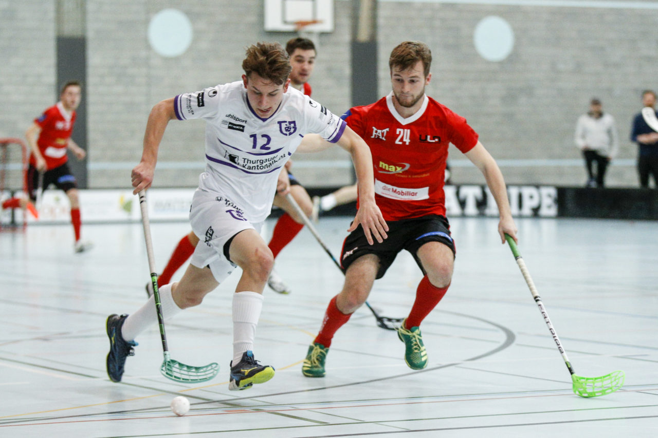Unihockey Langental Aarwangen - Floorball Thurgau am 13. Januar 2019 in der Kreuzbleiche in Langental.