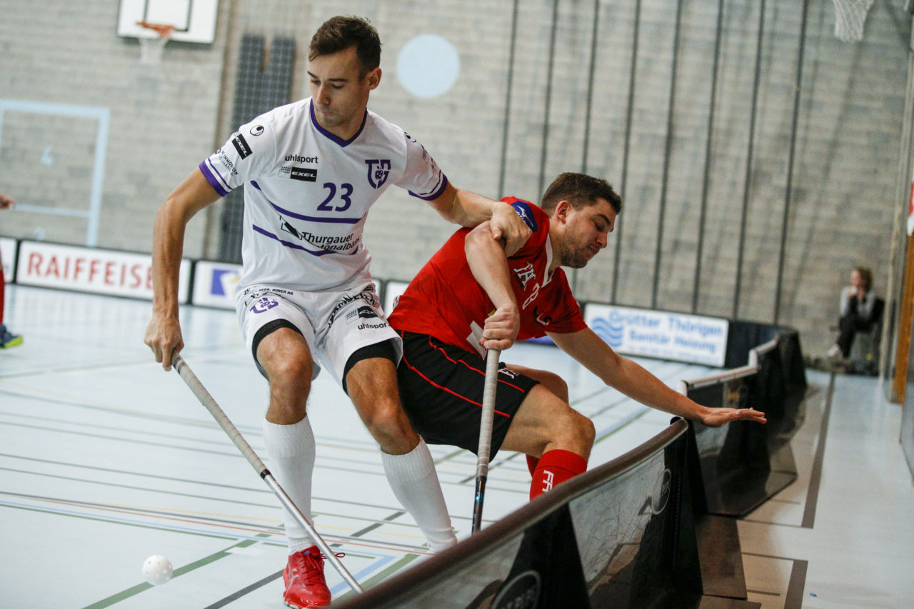 Unihockey Langental Aarwangen - Floorball Thurgau am 13. Januar 2019 in der Kreuzbleiche in Langental.