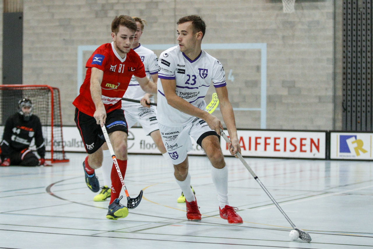 Unihockey Langental Aarwangen - Floorball Thurgau am 13. Januar 2019 in der Kreuzbleiche in Langental.