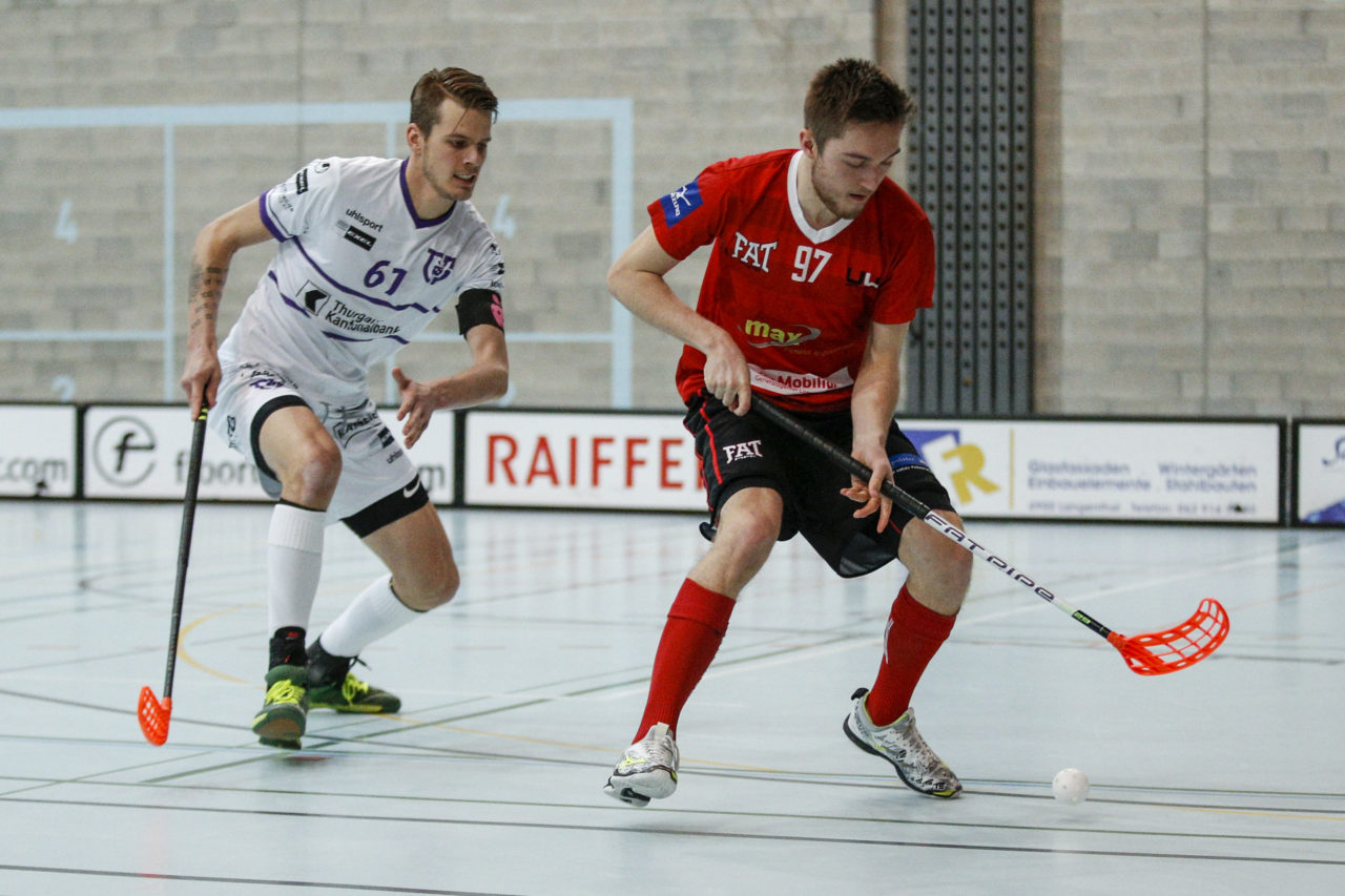 Unihockey Langental Aarwangen - Floorball Thurgau am 13. Januar 2019 in der Kreuzbleiche in Langental.
