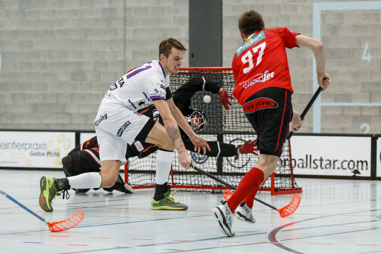 Unihockey Langental Aarwangen - Floorball Thurgau am 13. Januar 2019 in der Kreuzbleiche in Langental.