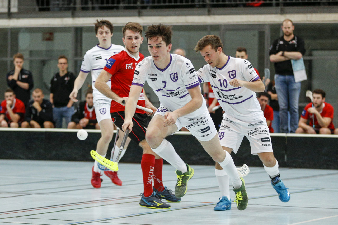 Unihockey Langental Aarwangen - Floorball Thurgau am 13. Januar 2019 in der Kreuzbleiche in Langental.