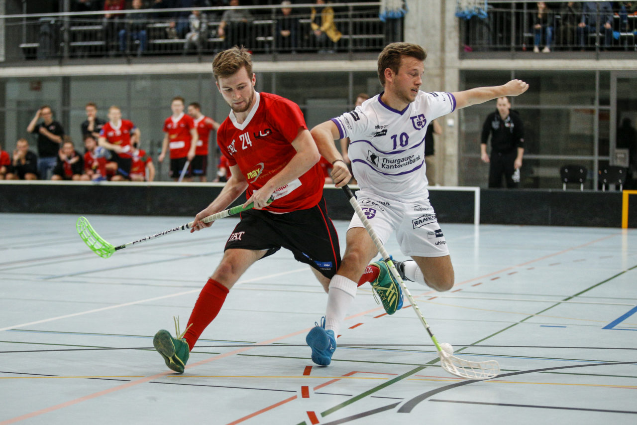 Unihockey Langental Aarwangen - Floorball Thurgau am 13. Januar 2019 in der Kreuzbleiche in Langental.