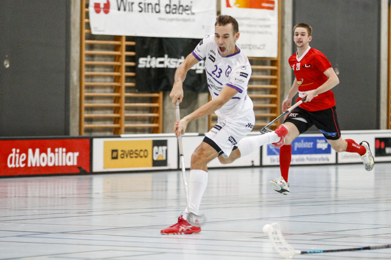 Unihockey Langental Aarwangen - Floorball Thurgau am 13. Januar 2019 in der Kreuzbleiche in Langental.