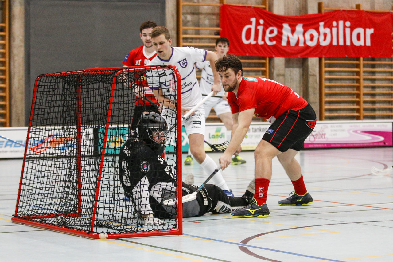 Unihockey Langental Aarwangen - Floorball Thurgau am 13. Januar 2019 in der Kreuzbleiche in Langental.