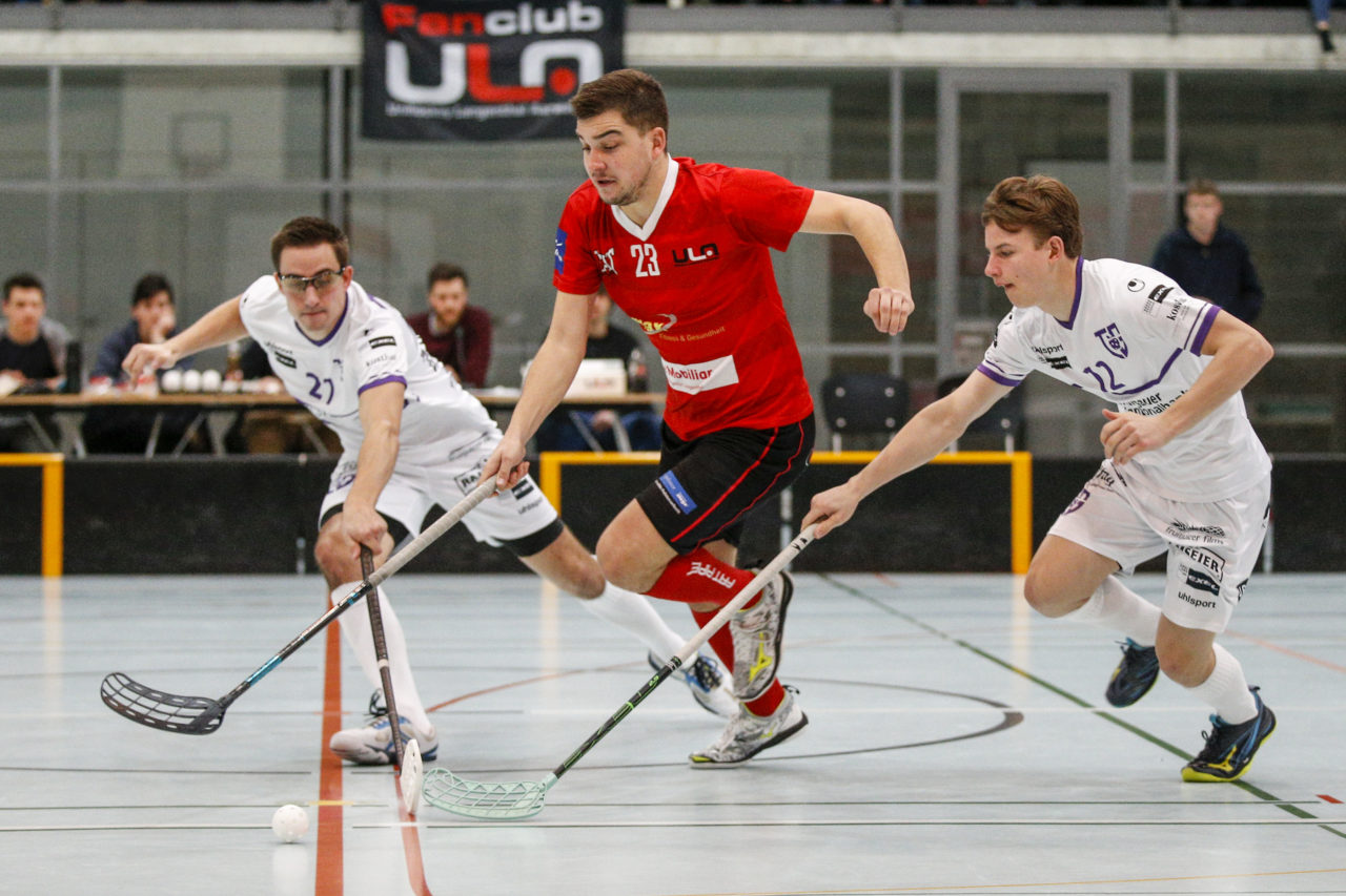 Unihockey Langental Aarwangen - Floorball Thurgau am 13. Januar 2019 in der Kreuzbleiche in Langental.