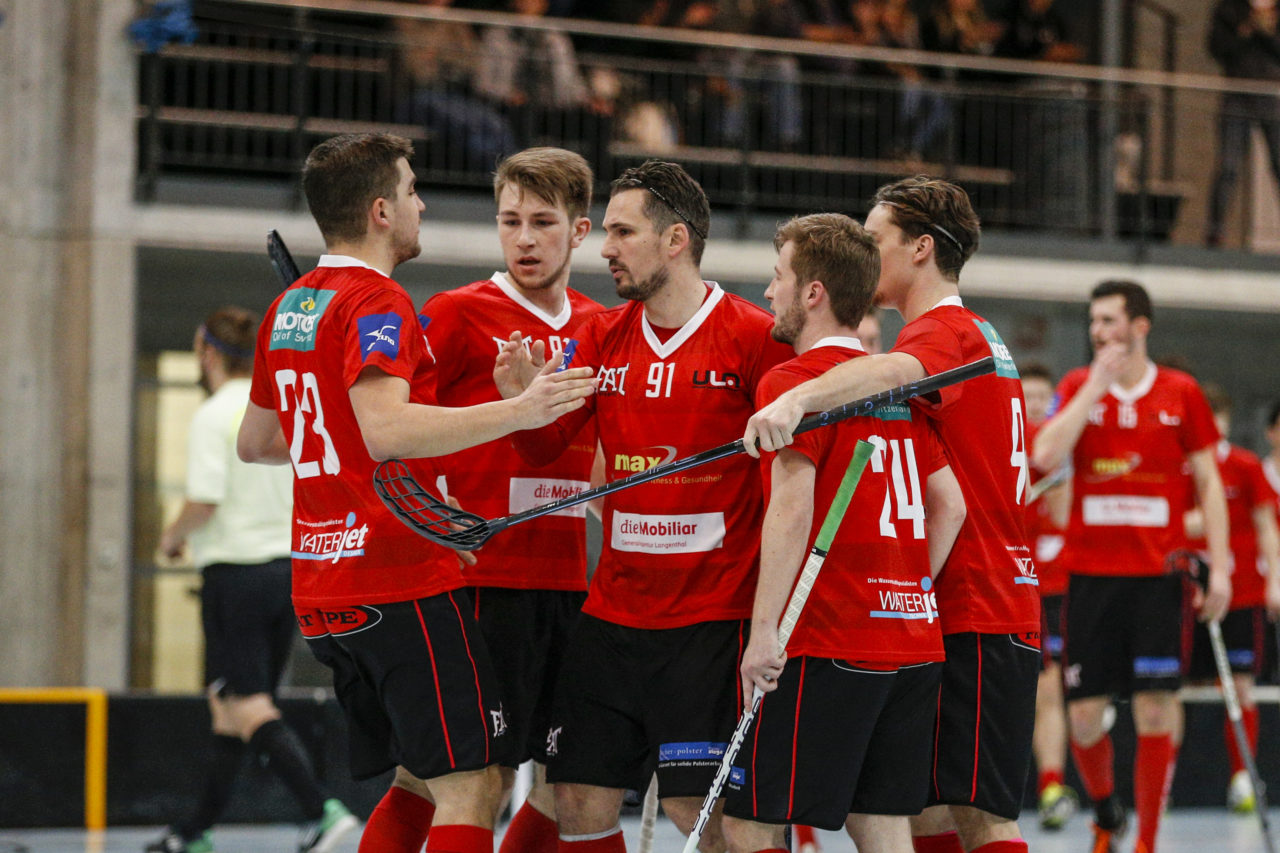 Unihockey Langental Aarwangen - Floorball Thurgau am 13. Januar 2019 in der Kreuzbleiche in Langental.
