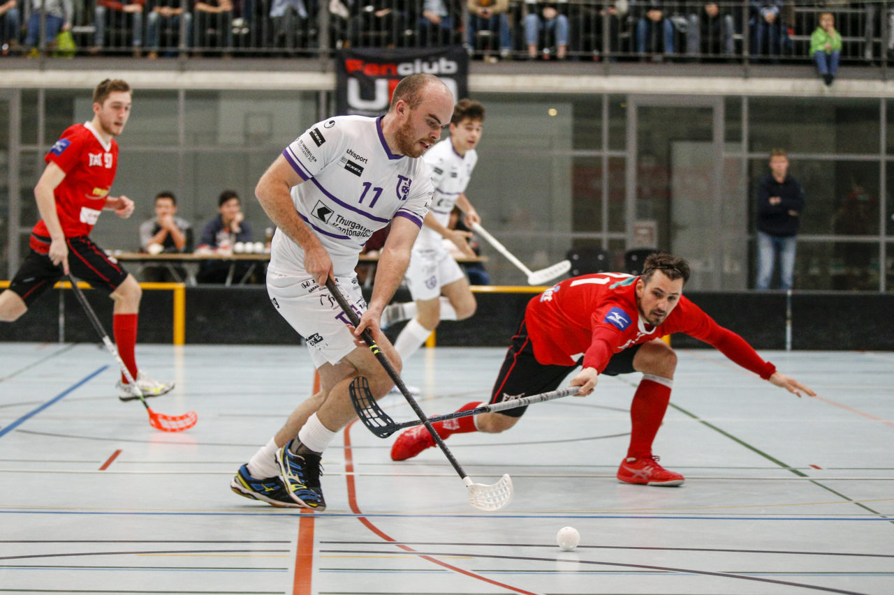 Unihockey Langental Aarwangen - Floorball Thurgau am 13. Januar 2019 in der Kreuzbleiche in Langental.