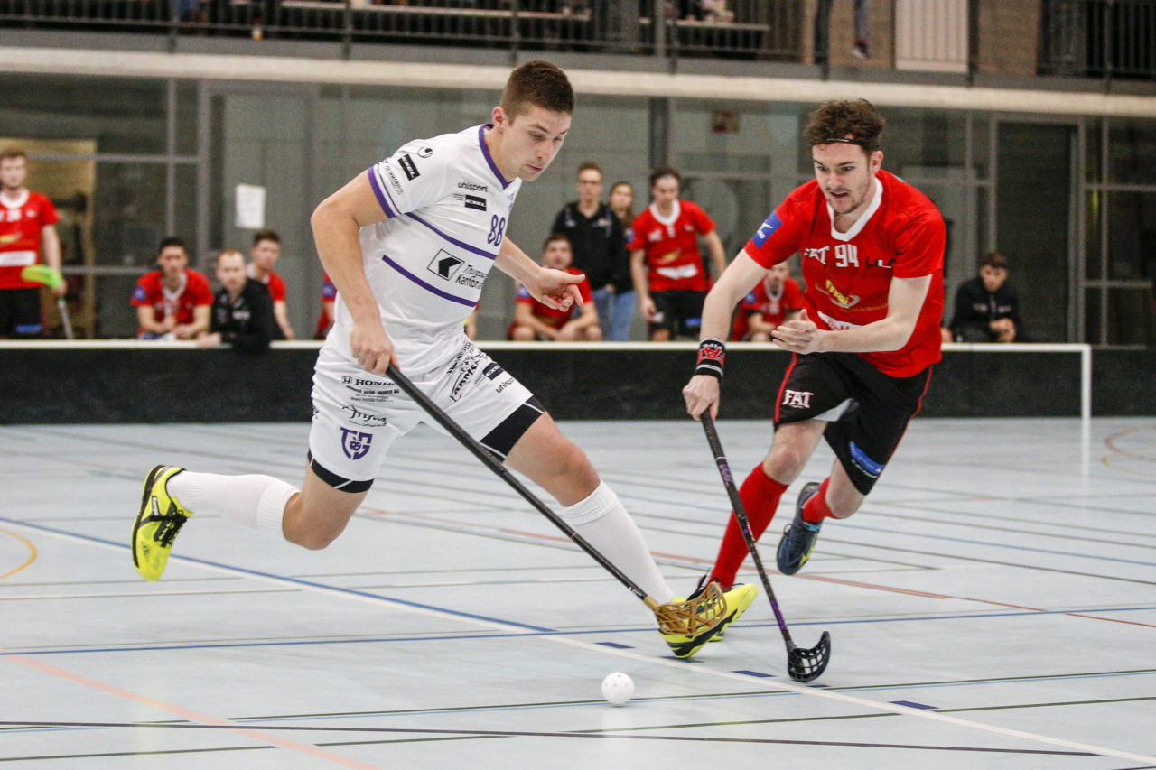 Unihockey Langental Aarwangen - Floorball Thurgau am 13. Januar 2019 in der Kreuzbleiche in Langental.