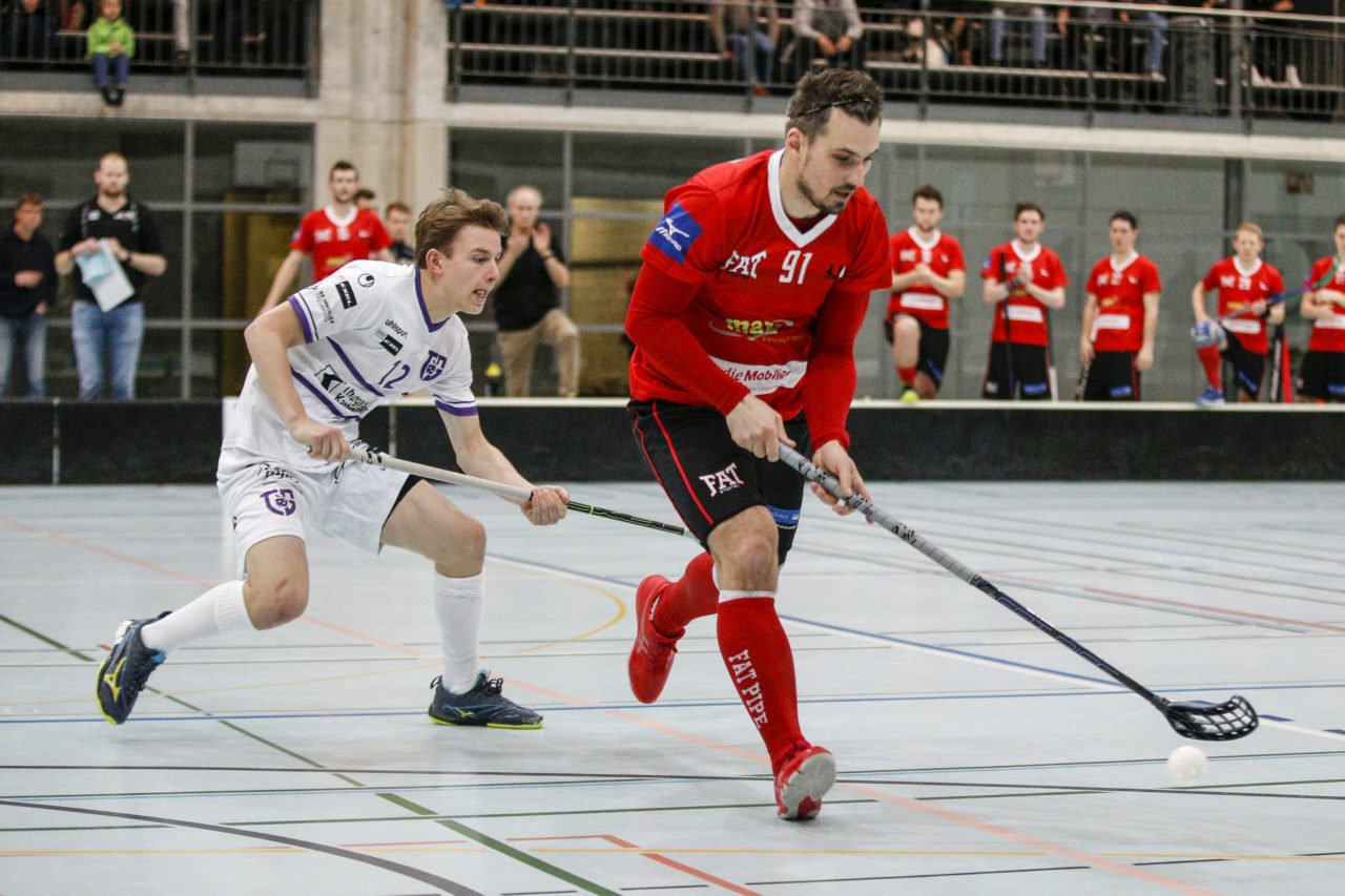 Unihockey Langental Aarwangen - Floorball Thurgau am 13. Januar 2019 in der Kreuzbleiche in Langental.