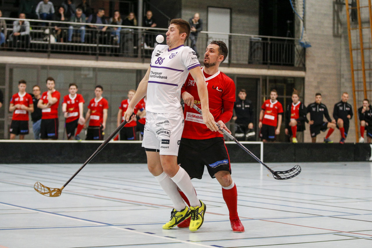 Unihockey Langental Aarwangen - Floorball Thurgau am 13. Januar 2019 in der Kreuzbleiche in Langental.