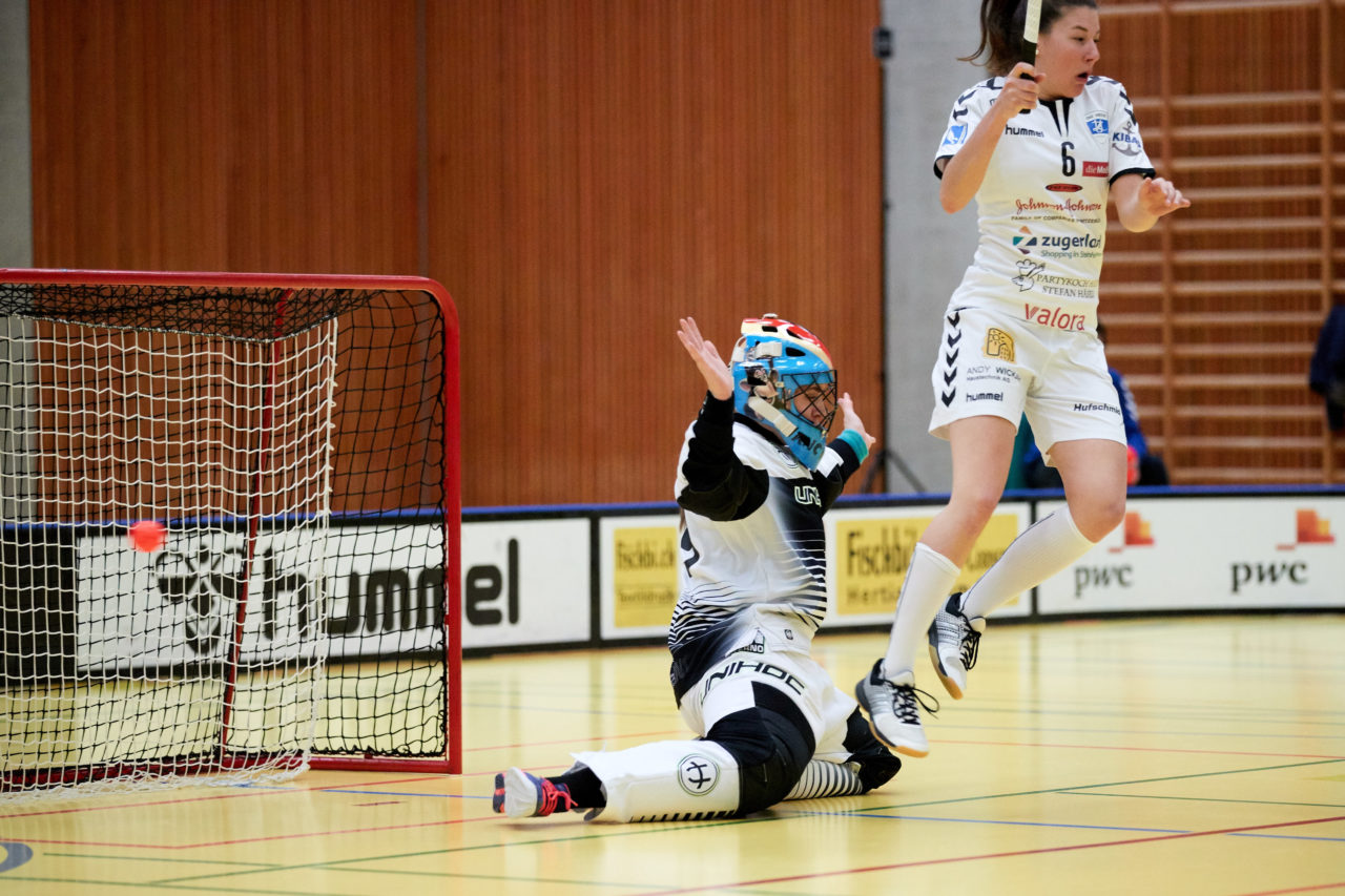 Zug United Damen NLA 
Zug United - UHC Laupen Resultat 2 : 3 am 6. Januar 2019 in der Sporthalle in Zug 
Bild: Michael Peter