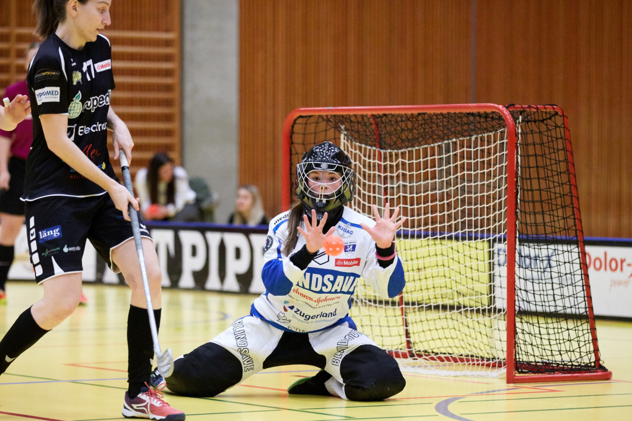 Zug United Damen NLA 
Zug United - Wizards Bern Burgdorf Resultat 4 : 9 am 19. Januar 2019 in der Sporthalle in Zug 
Bild: Michael Peter