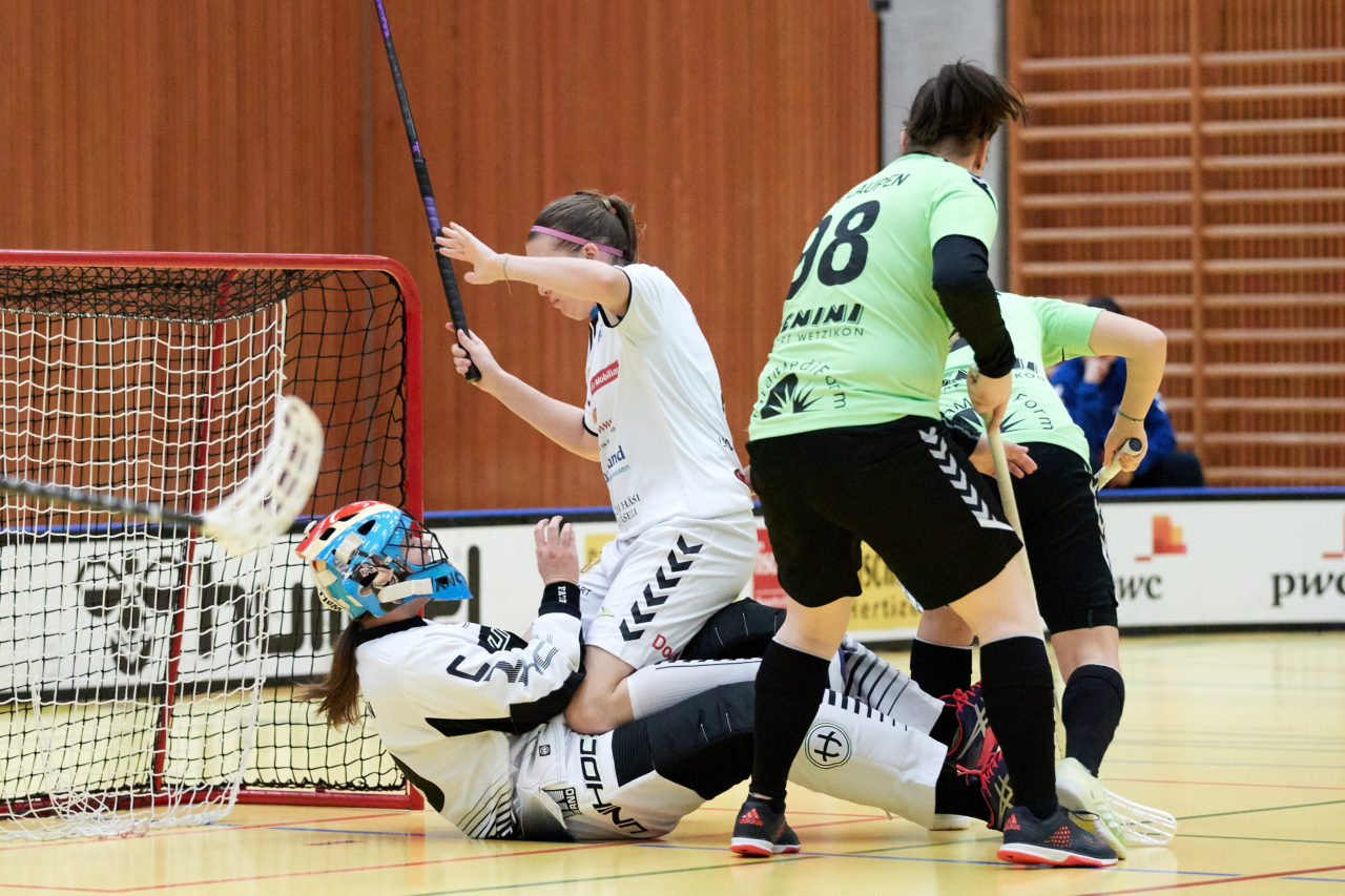 Zug United Damen NLA 
Zug United - UHC Laupen Resultat 2 : 3 am 6. Januar 2019 in der Sporthalle in Zug 
Bild: Michael Peter