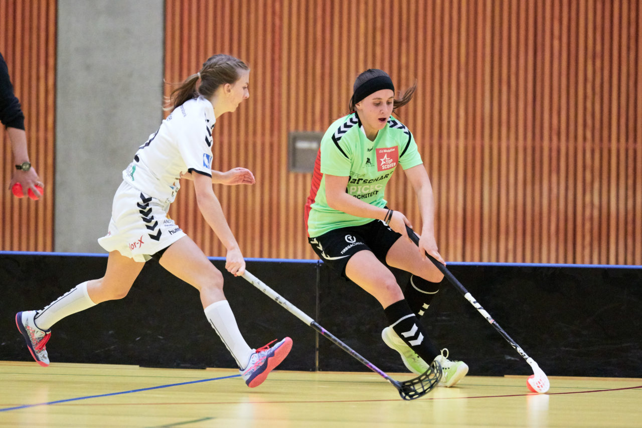Zug United Damen NLA 
Zug United - UHC Laupen Resultat 2 : 3 am 6. Januar 2019 in der Sporthalle in Zug 
Bild: Michael Peter