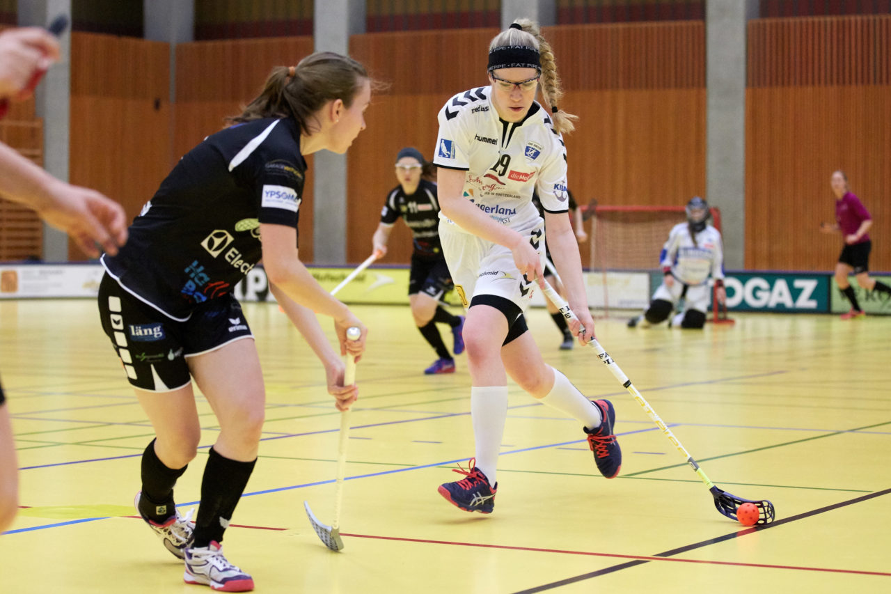 Zug United Damen NLA 
Zug United - Wizards Bern Burgdorf Resultat 4 : 9 am 19. Januar 2019 in der Sporthalle in Zug 
Bild: Michael Peter